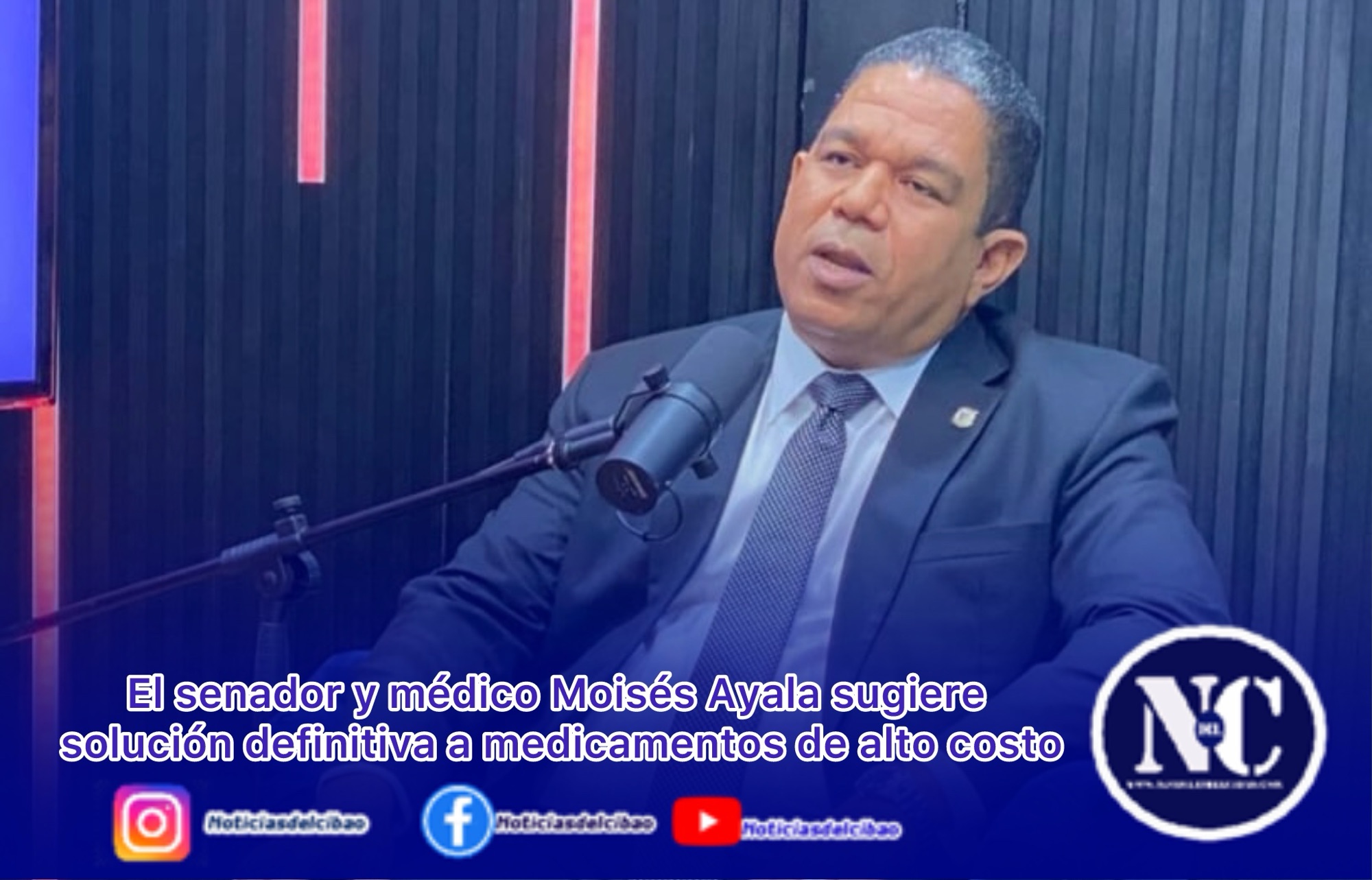 El senador y médico Moisés Ayala sugiere solución definitiva a medicamentos de alto costo