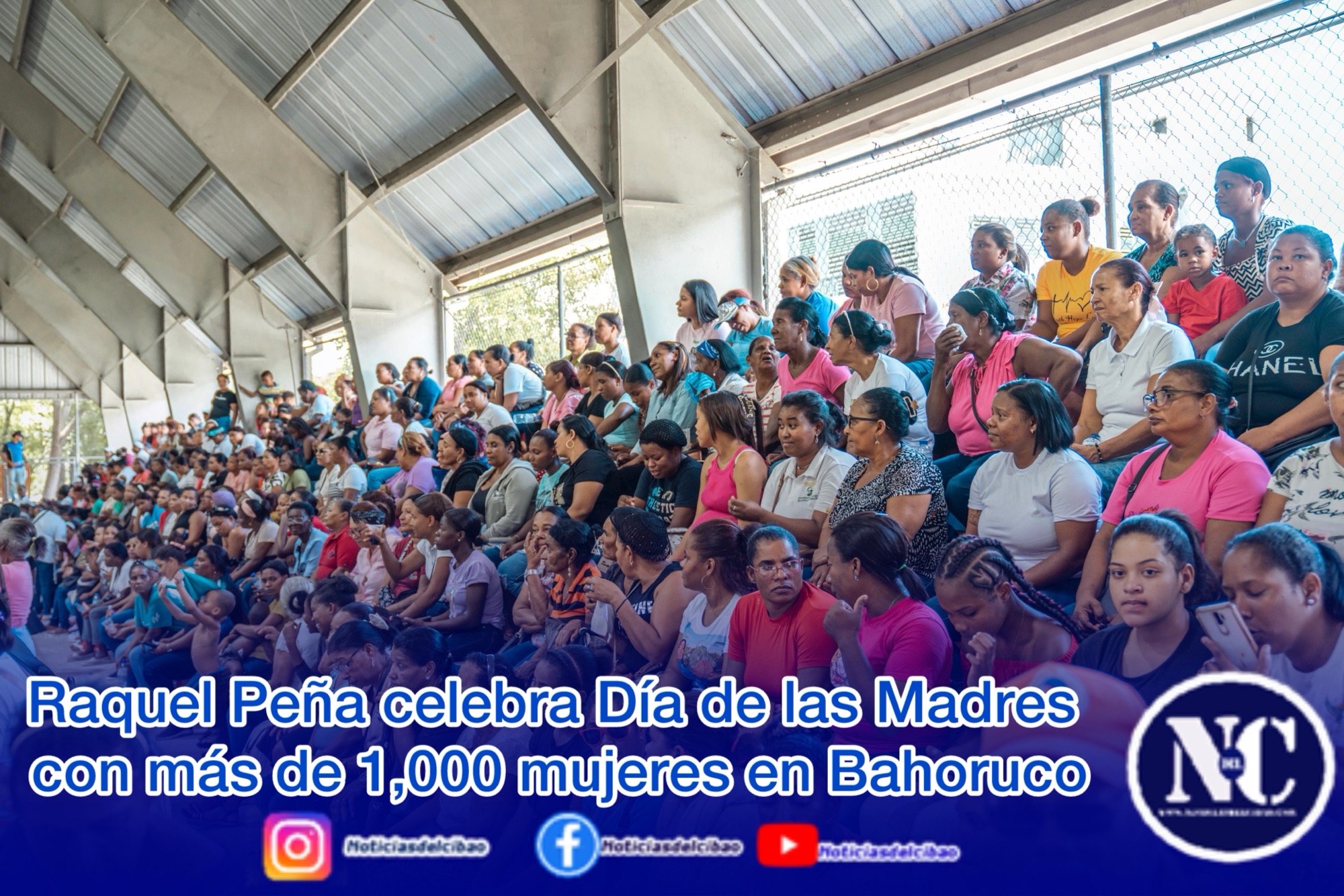 Raquel Peña celebra Día de las Madres con más de 1,000 mujeres en Bahoruco