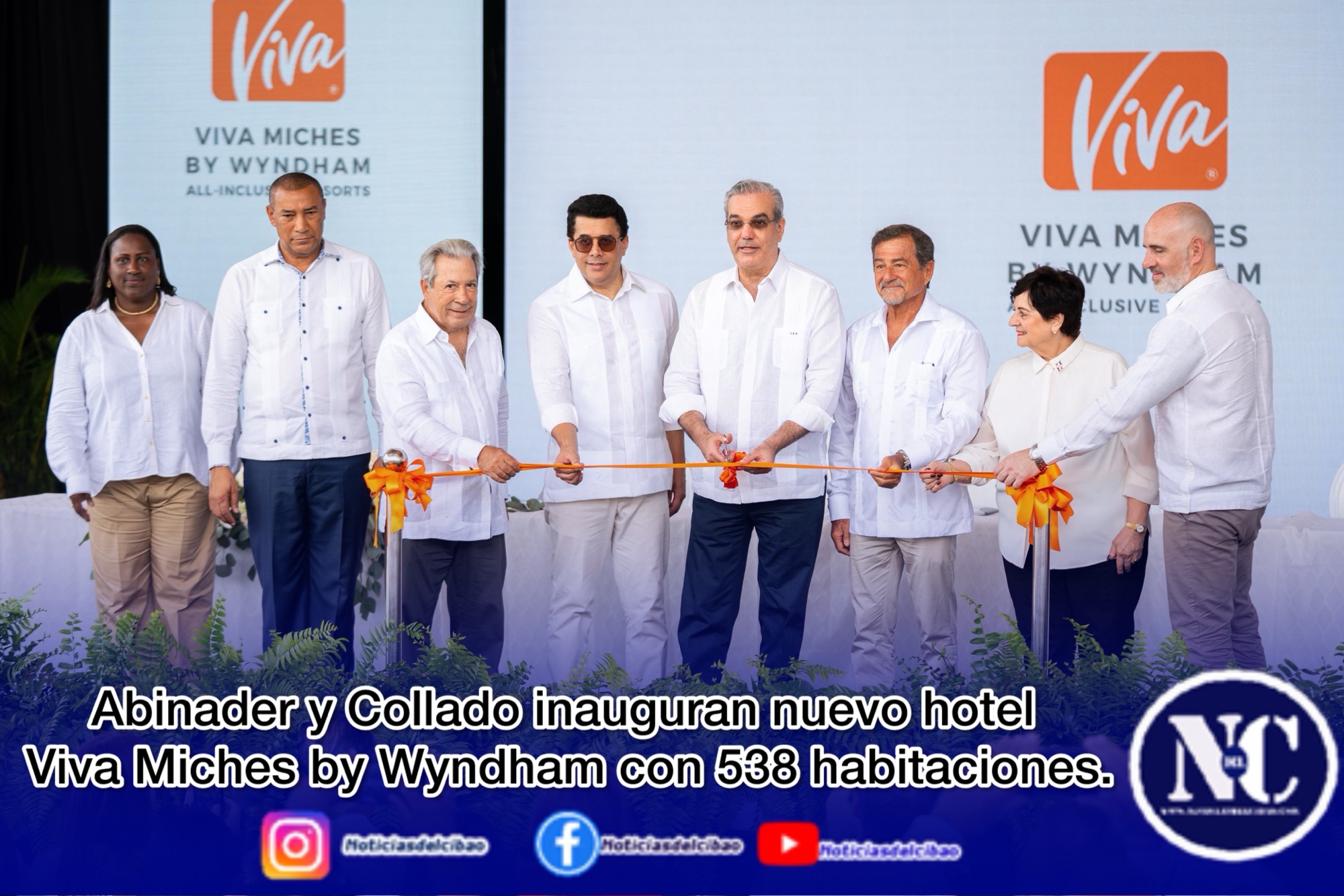 Abinader y Collado inauguran nuevo hotel&nbsp; Viva Miches by Wyndham con 538 habitaciones.&nbsp;
