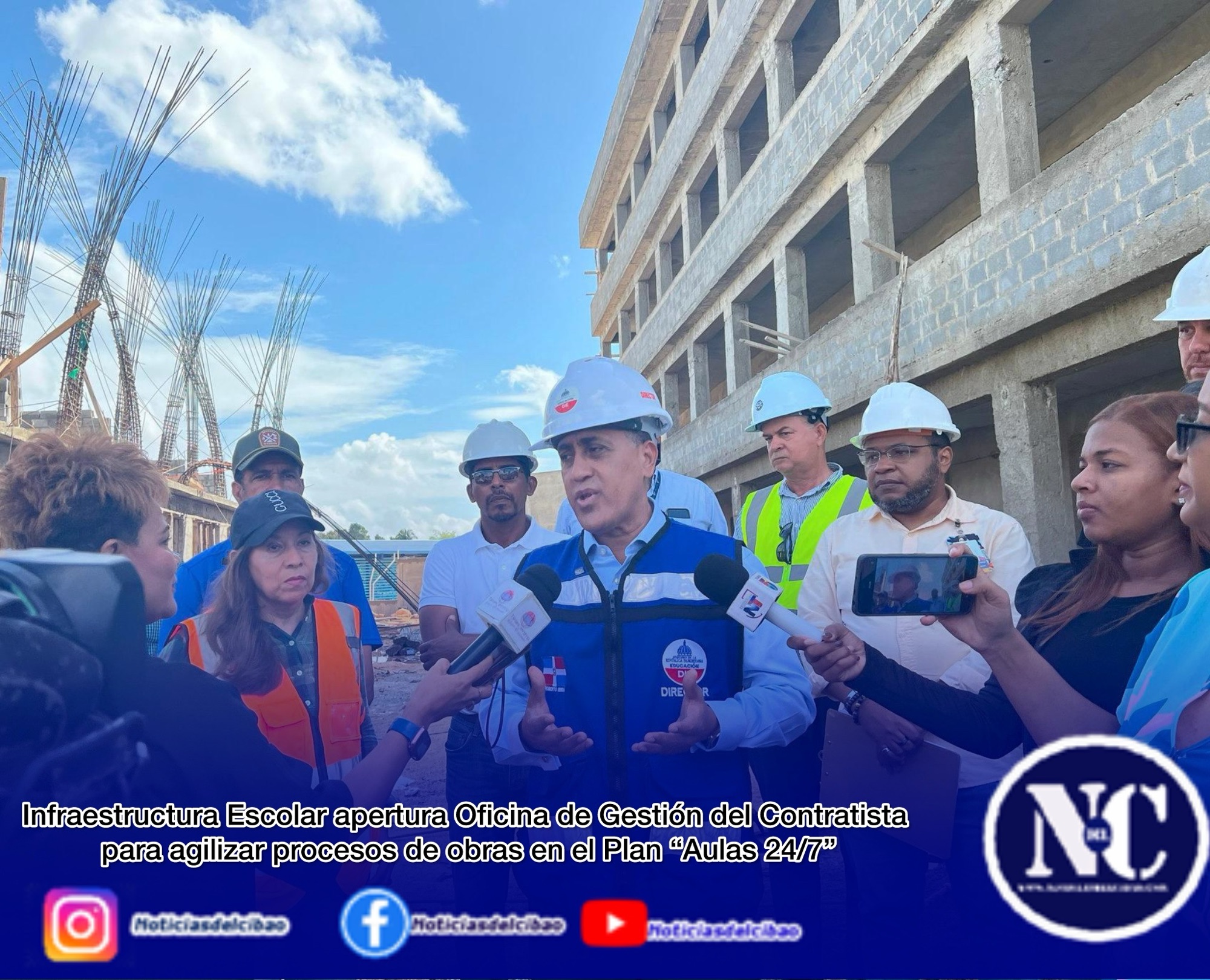 Infraestructura Escolar apertura Oficina de Gestión del Contratista para agilizar procesos de obras en el Plan “Aulas 24/7”