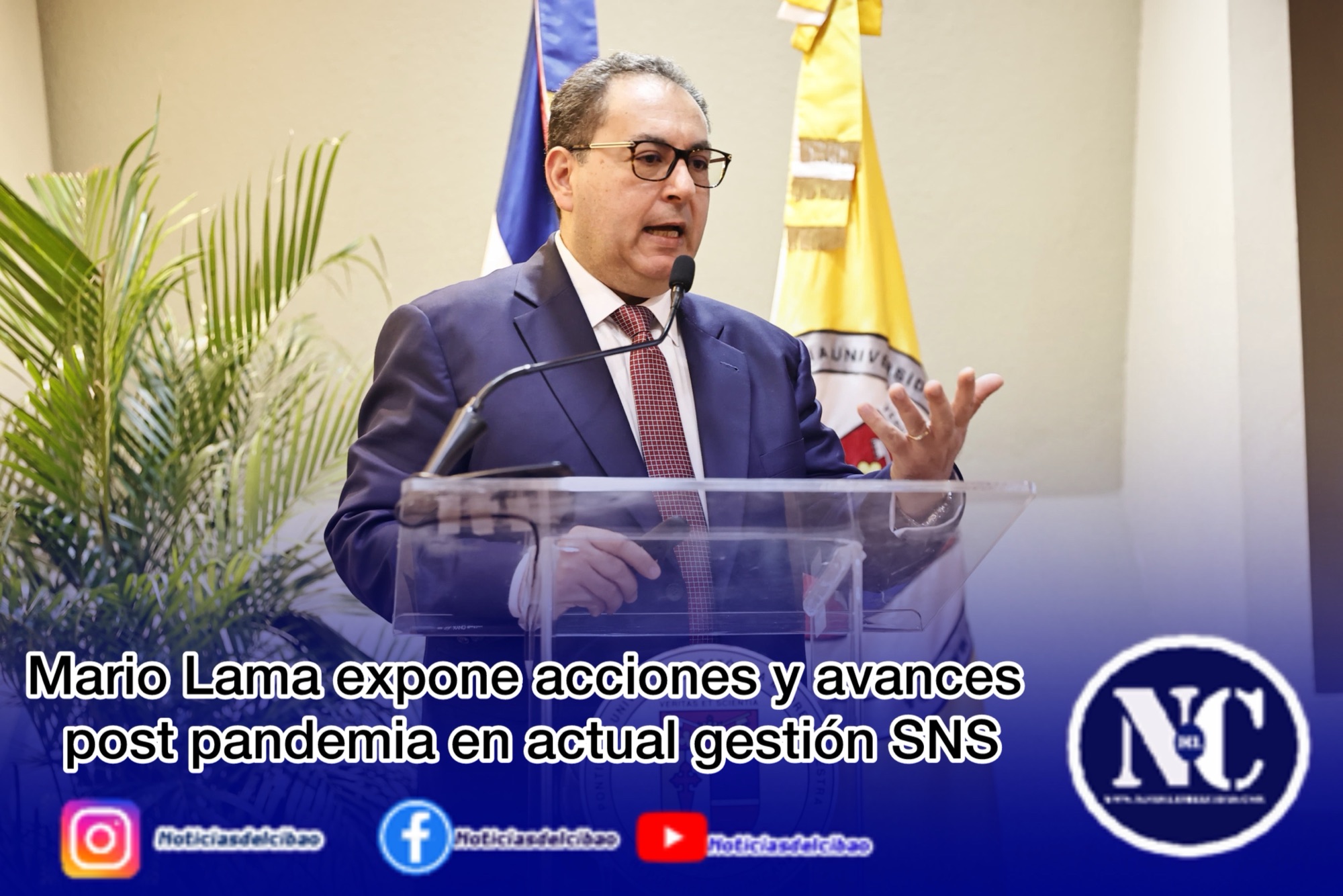 Mario Lama expone acciones y avances post pandemia en actual gestión SNS