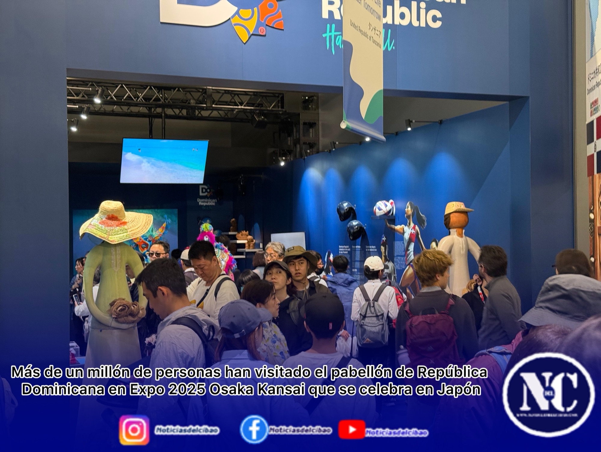 Más de un millón de personas han visitado el pabellón de República Dominicana en Expo 2025 Osaka Kansai que se celebra en Japón
