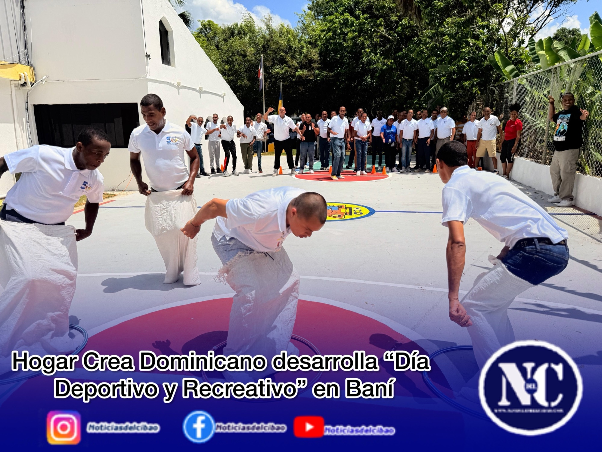 Hogar Crea Dominicano desarrolla “Día Deportivo y Recreativo” en Baní