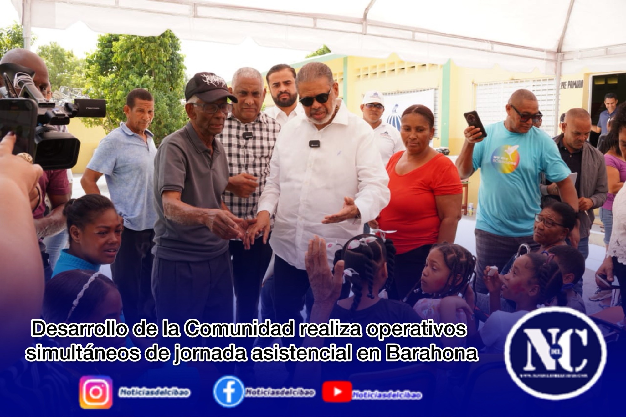 Desarrollo de la Comunidad realiza operativos simultáneos de jornada asistencial en Barahona