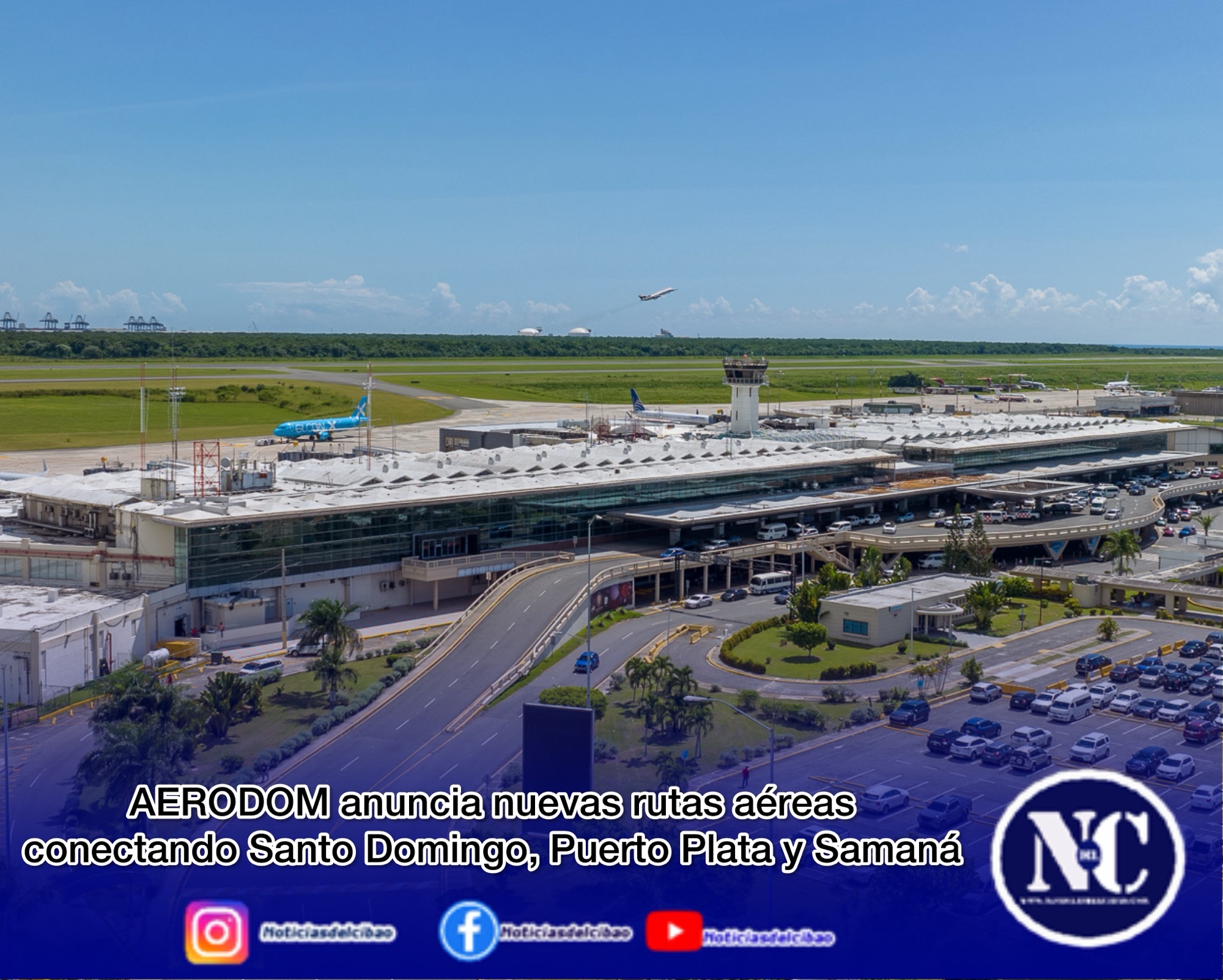 AERODOM anuncia nuevas rutas aéreas conectando Santo Domingo, Puerto Plata y Samaná