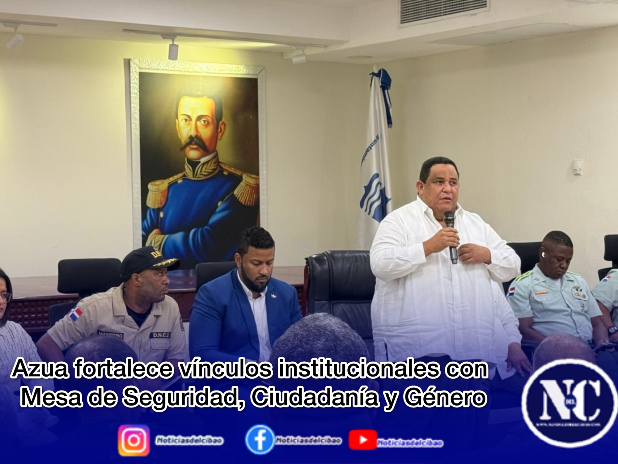 Azua fortalece vínculos institucionales con Mesa de Seguridad, Ciudadanía y Género