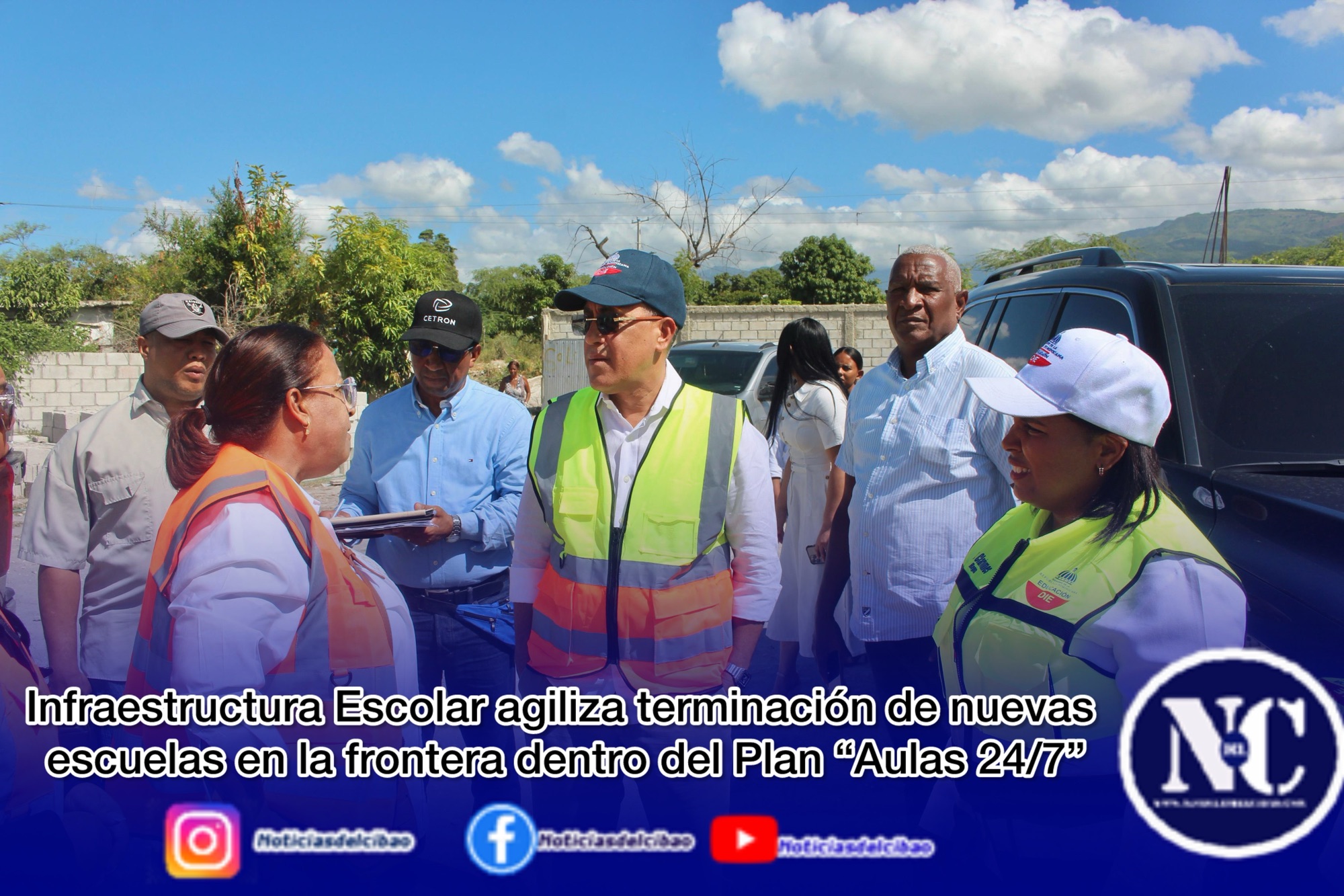 Infraestructura Escolar agiliza terminación de nuevas escuelas en la frontera dentro del Plan “Aulas 24/7”