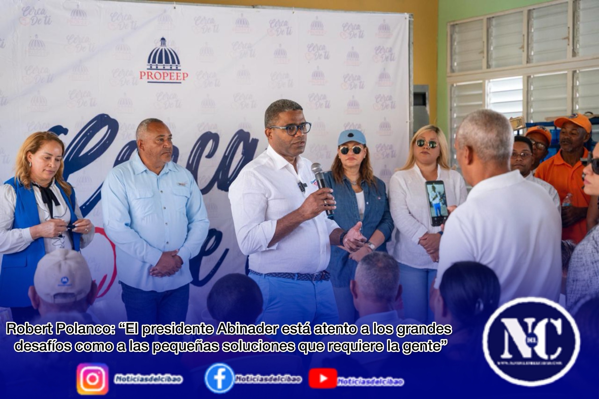 Robert Polanco: “El presidente Abinader está atento a los grandes desafíos como a las pequeñas soluciones que requiere la gente”