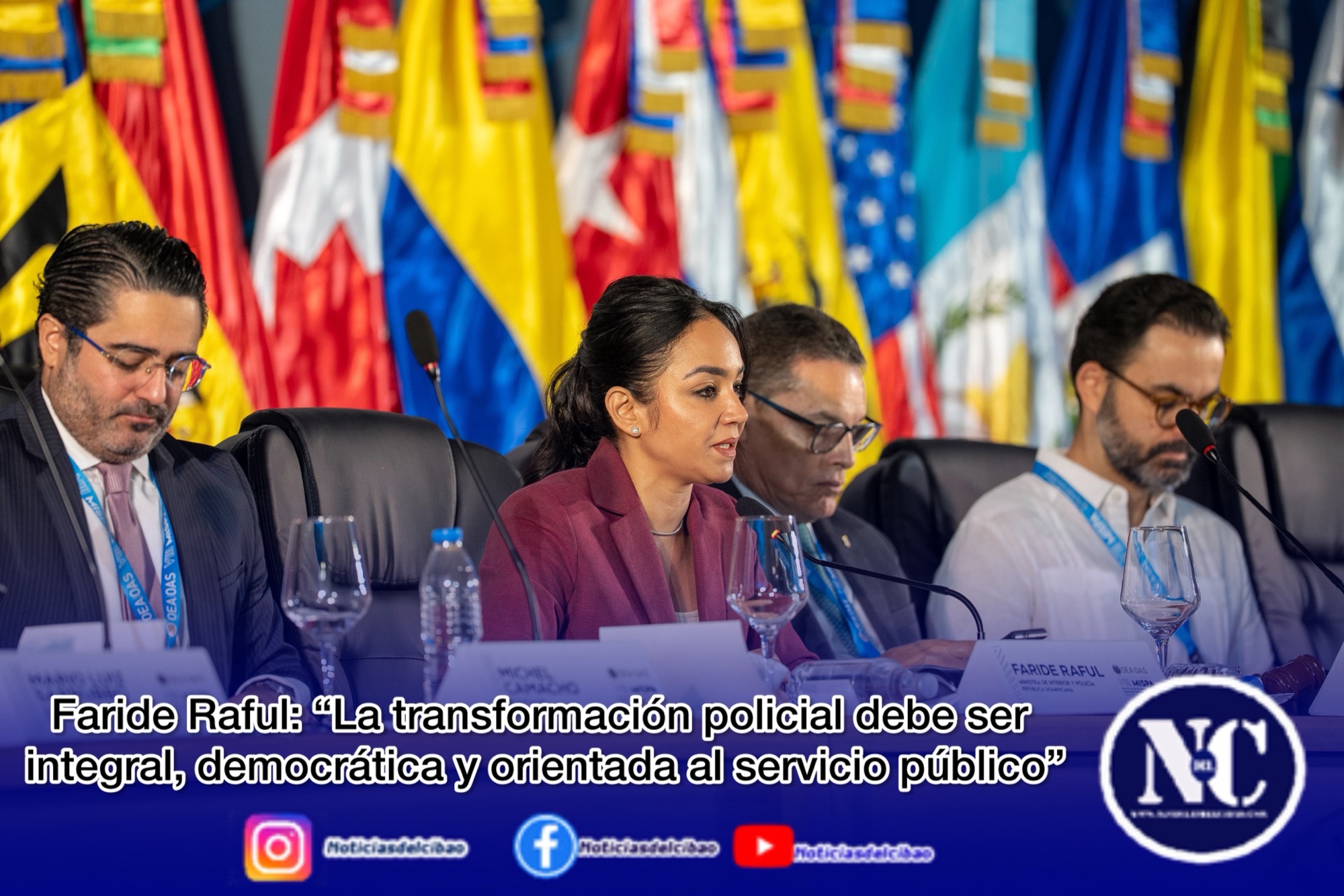 Faride Raful: “La transformación policial debe ser integral, democrática y orientada al servicio público”