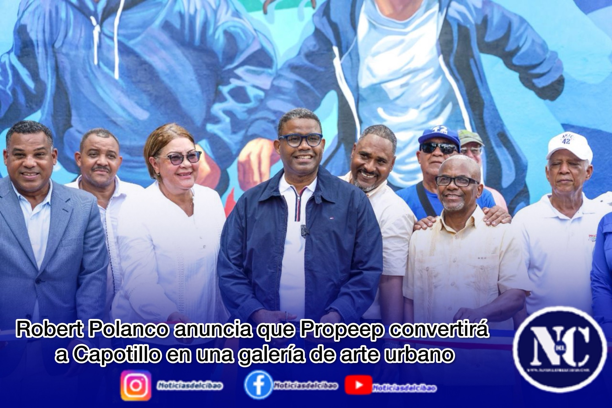Robert Polanco anuncia que Propeep convertirá a Capotillo en una galería de arte urbano