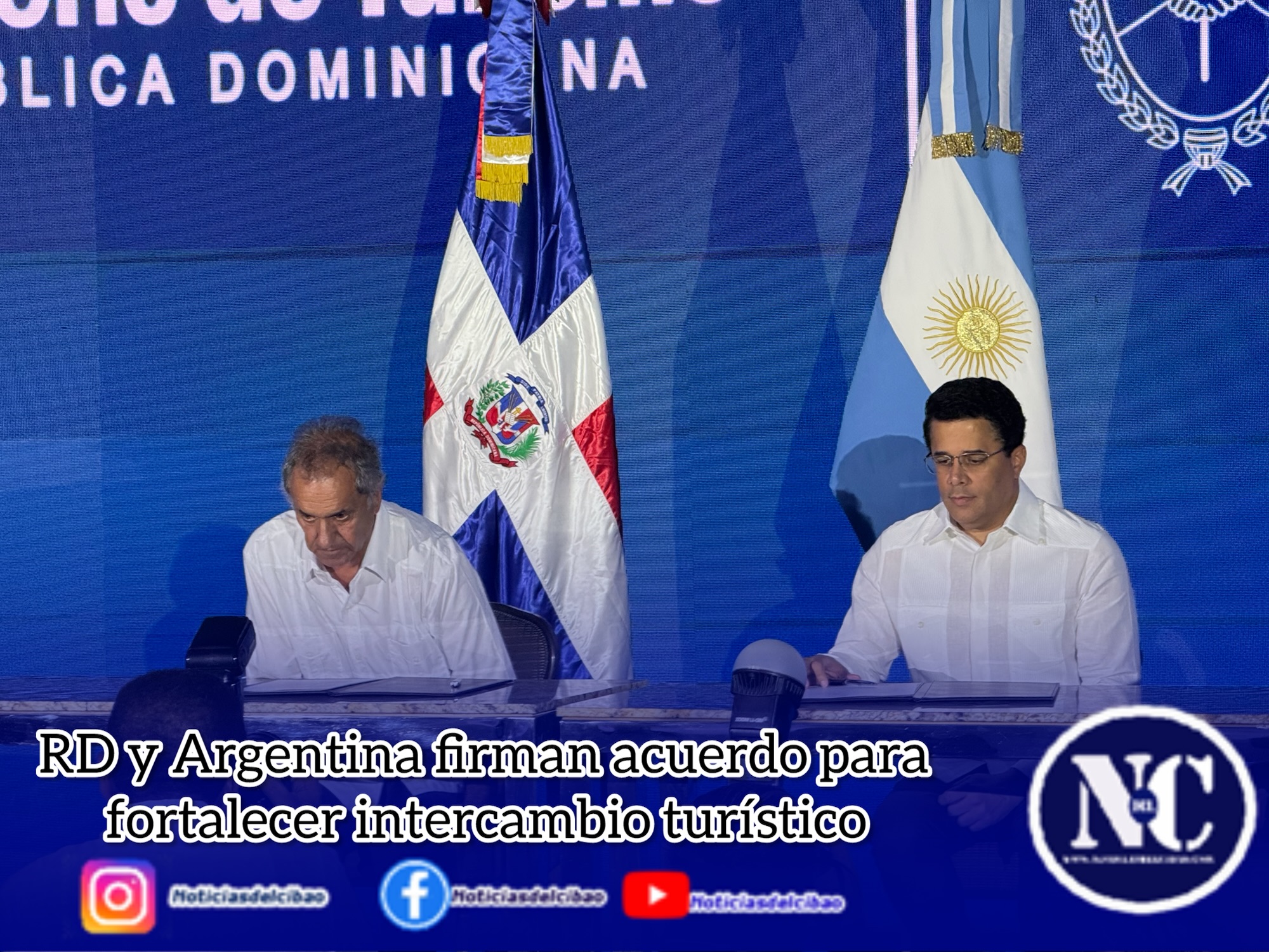 RD y Argentina firman acuerdo para fortalecer intercambio turístico&nbsp;
