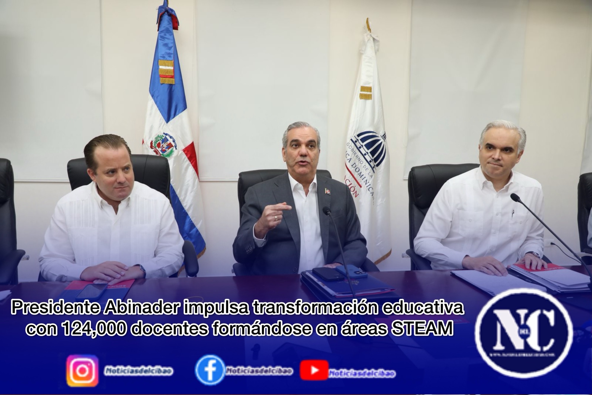 Presidente Abinader impulsa transformación educativa con 124,000 docentes formándose en áreas STEAM