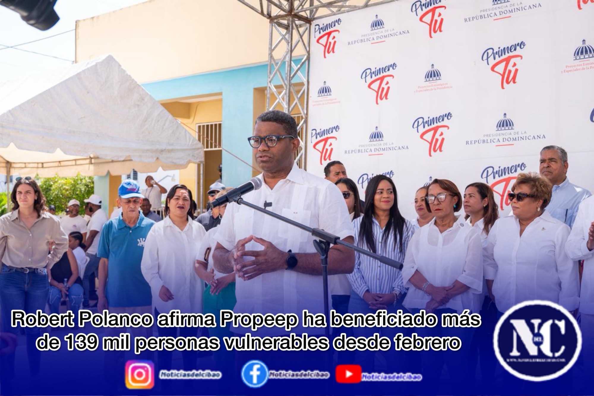Robert Polanco afirma Propeep ha beneficiado más de 139 mil personas vulnerables desde febrero