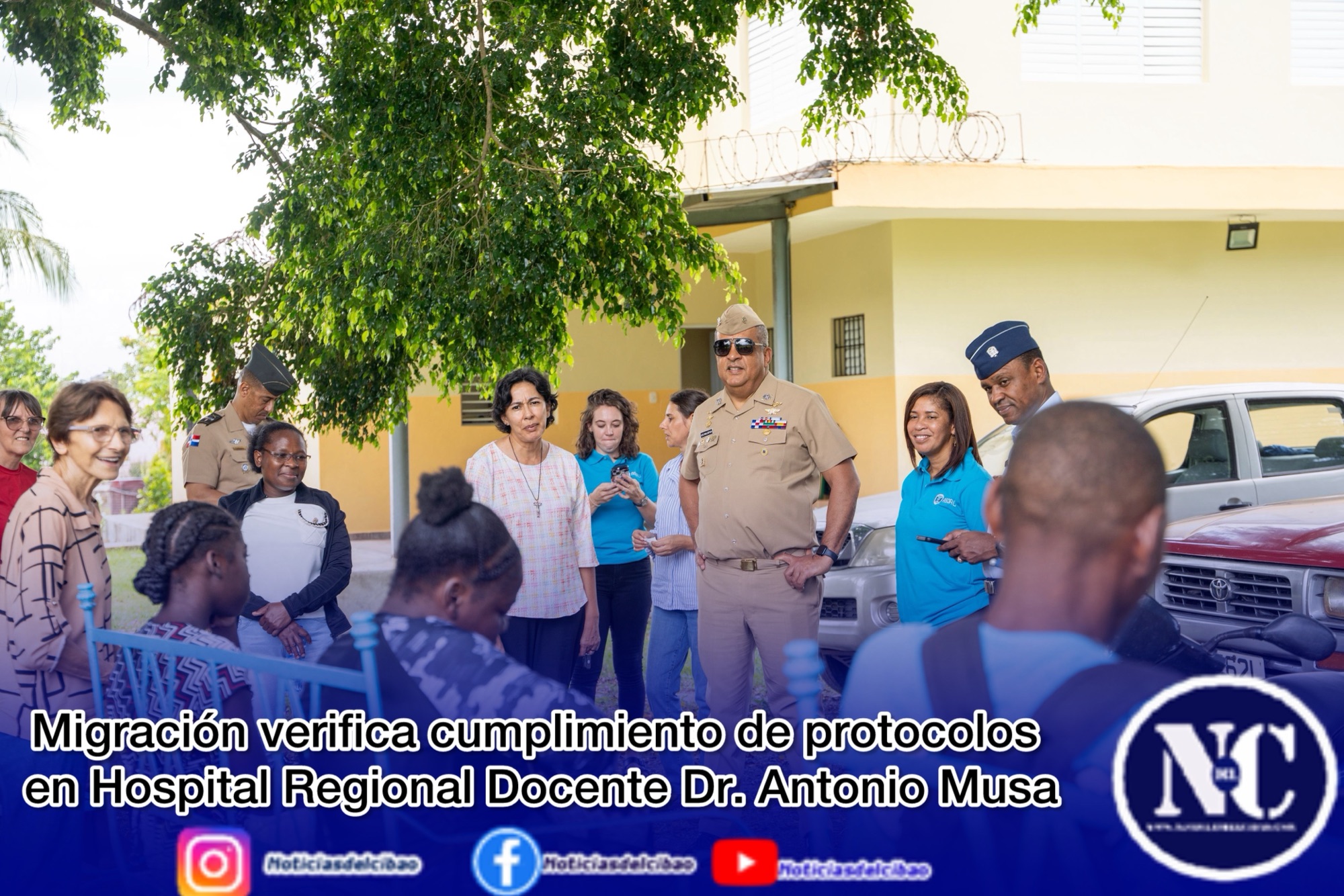 Migración verifica cumplimiento de protocolos en Hospital Regional Docente Dr. Antonio Musa