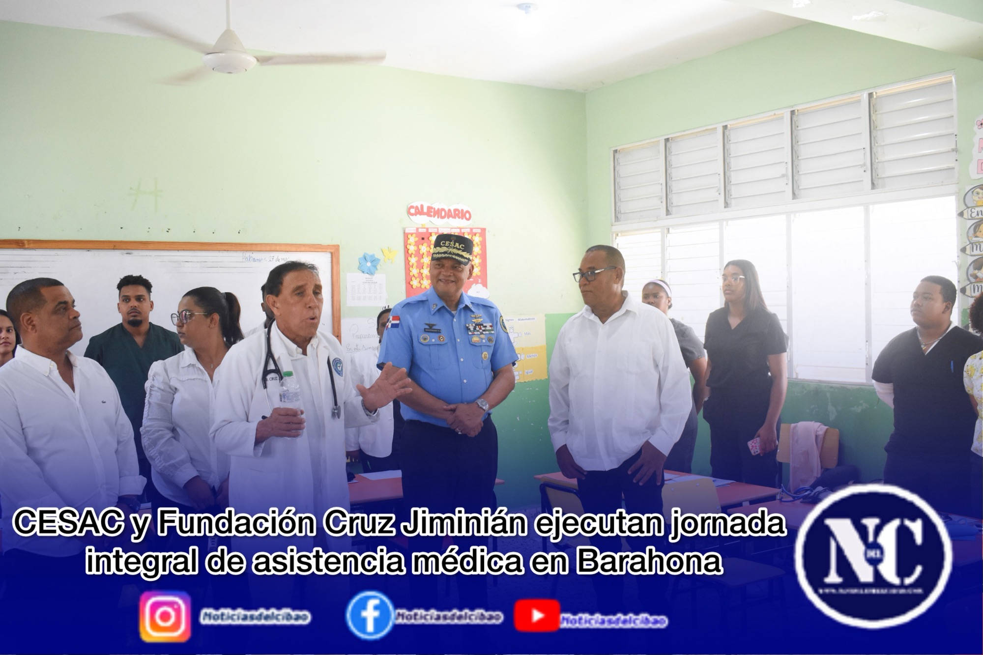 CESAC y Fundación Cruz Jiminián ejecutan jornada integral de asistencia médica en Barahona