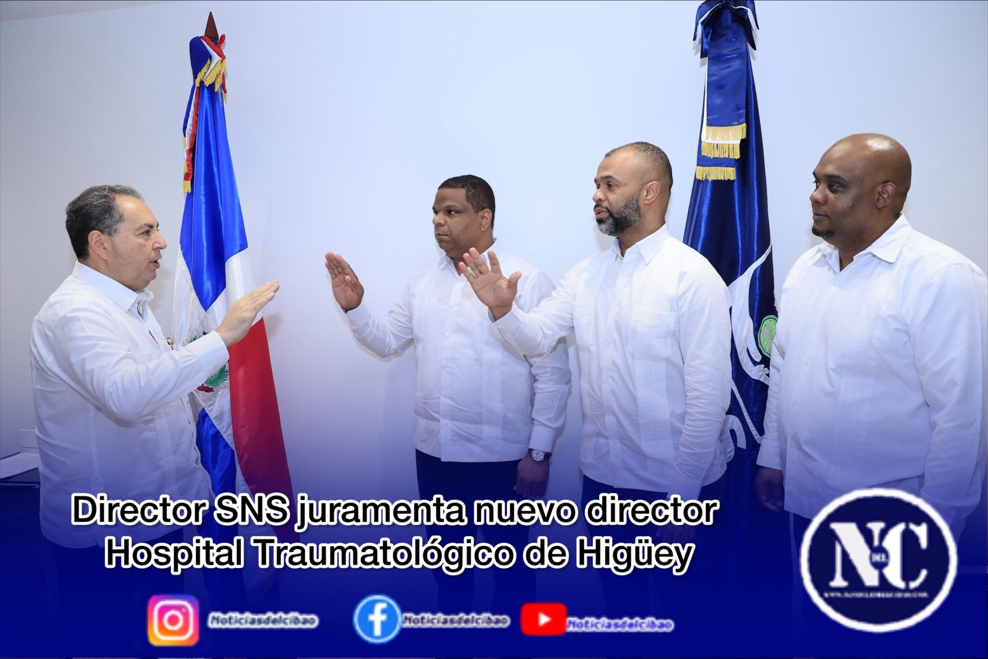 Director SNS juramenta nuevo director Hospital Traumatológico de Higüey