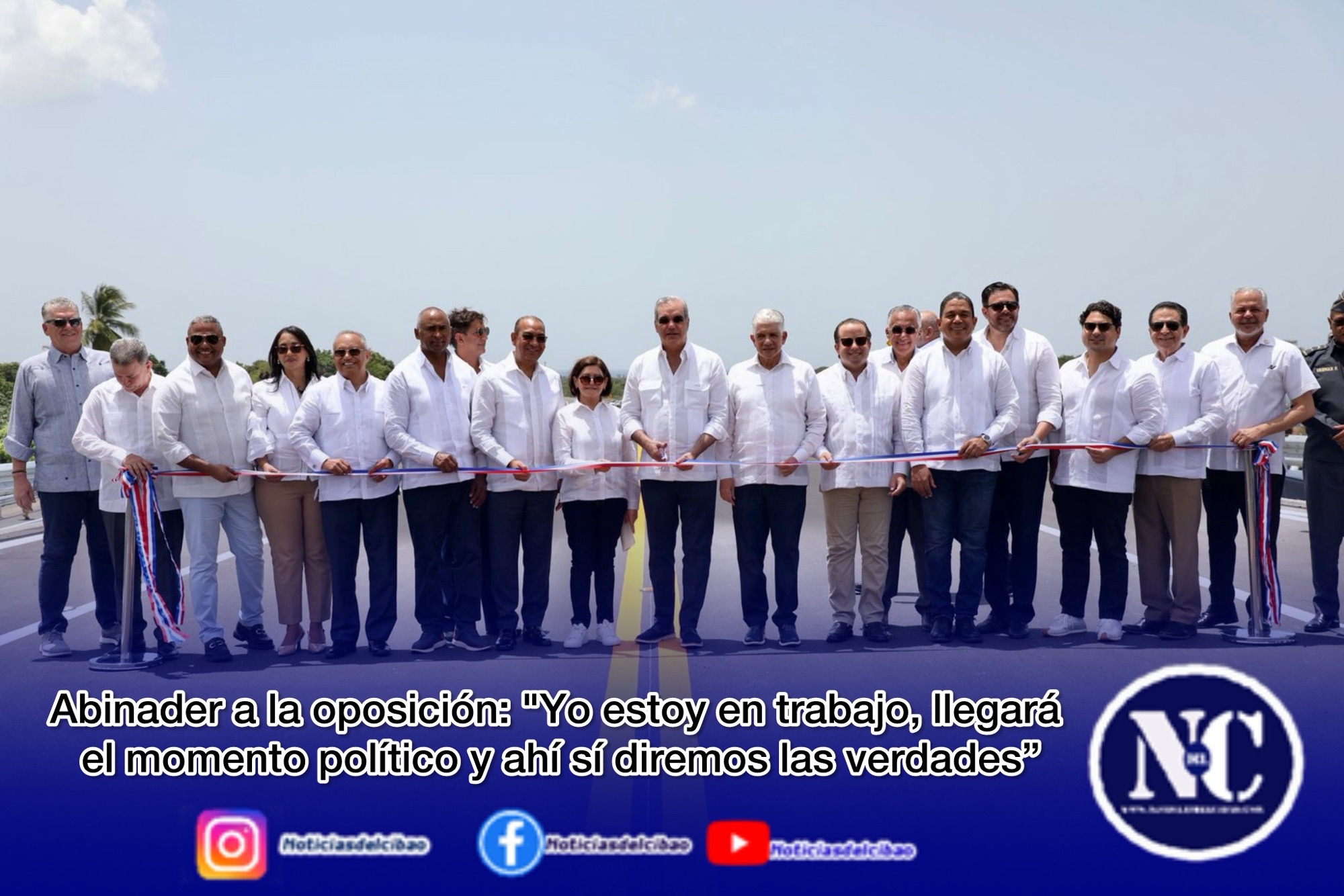 Abinader a la oposición: «Yo estoy en trabajo, llegará el momento político y ahí sí diremos las verdades”