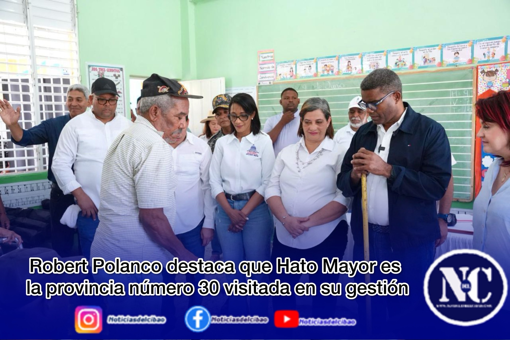 Robert Polanco destaca que Hato Mayor es la provincia número 30 visitada en su gestión