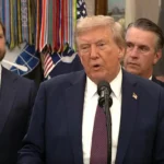 Trump anunció derriban barco con drogas «que salió de Venezuela