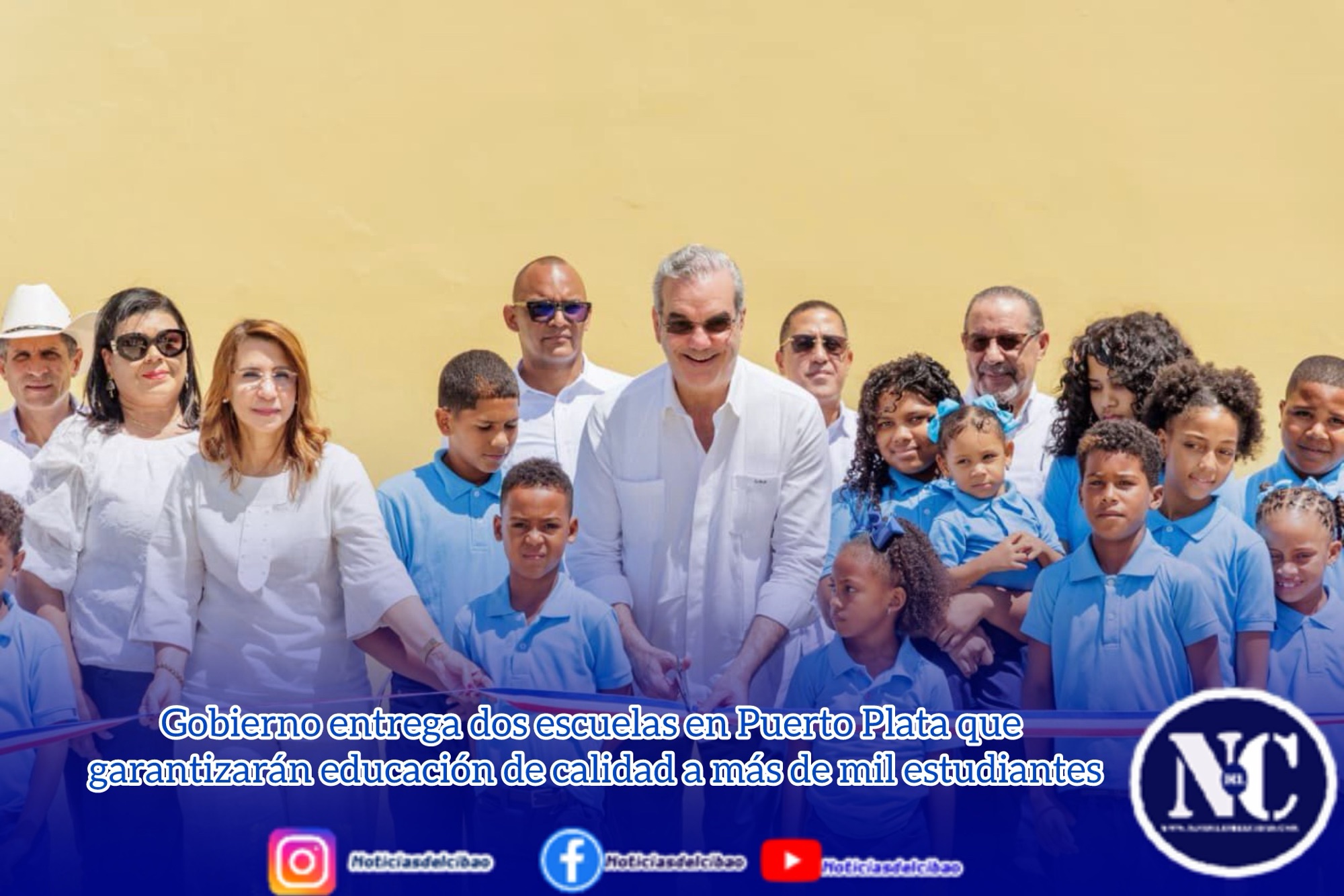 Gobierno entrega dos escuelas en Puerto Plata que garantizarán educación de calidad a más de mil estudiantes