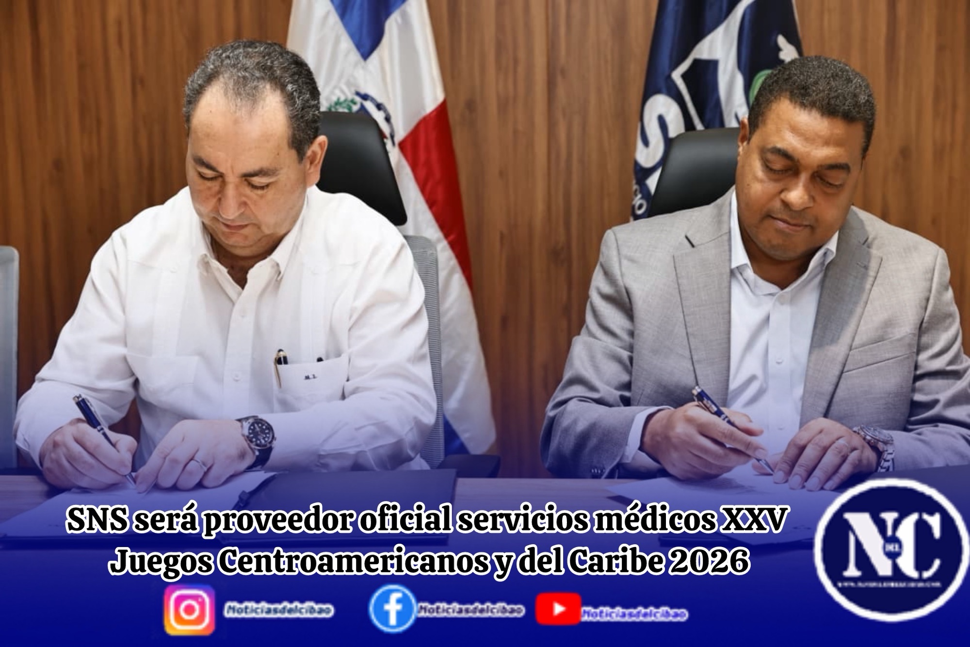 SNS será proveedor oficial servicios médicos XXV Juegos Centroamericanos y del Caribe 2026
