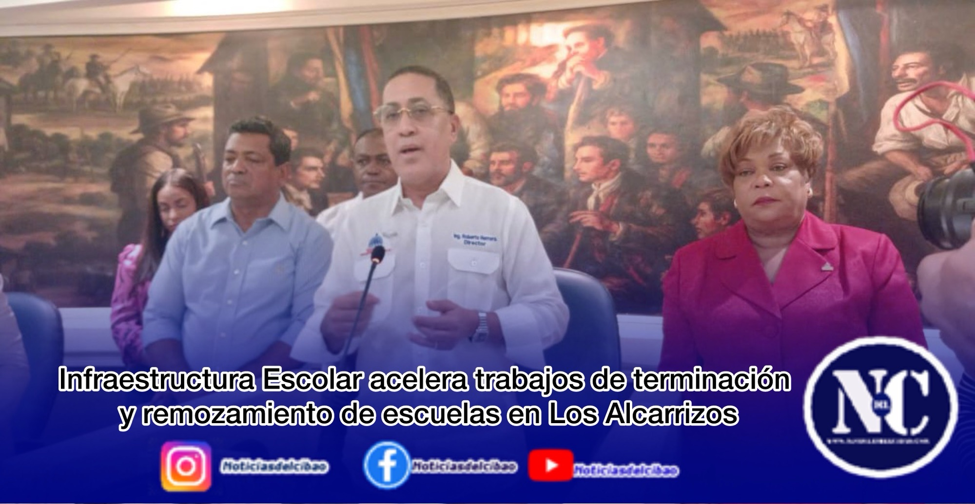 Infraestructura Escolar acelera trabajos de terminación y remozamiento de escuelas en Los Alcarrizos