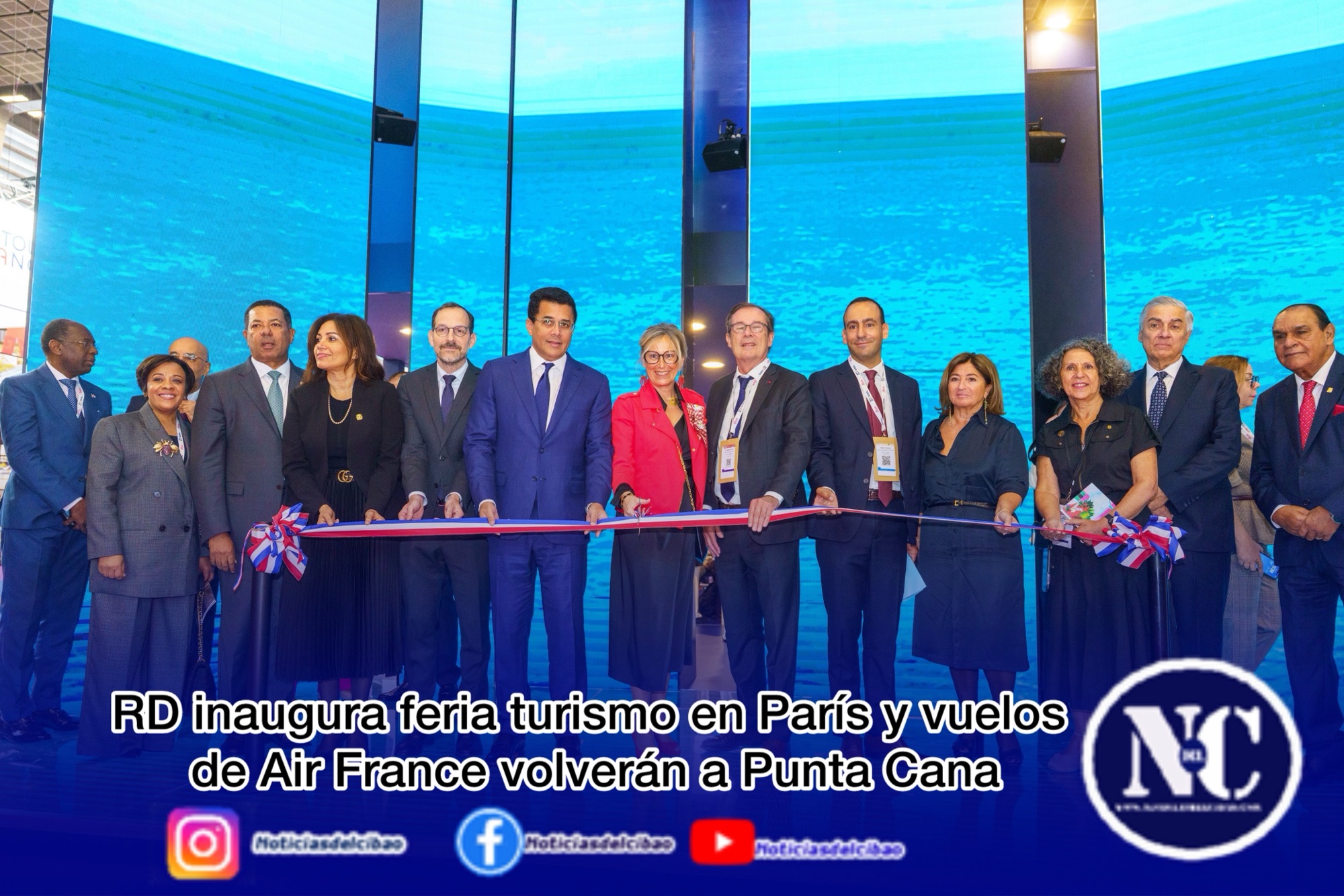 RD inaugura feria turismo en París y vuelos de Air France volverán a Punta Cana