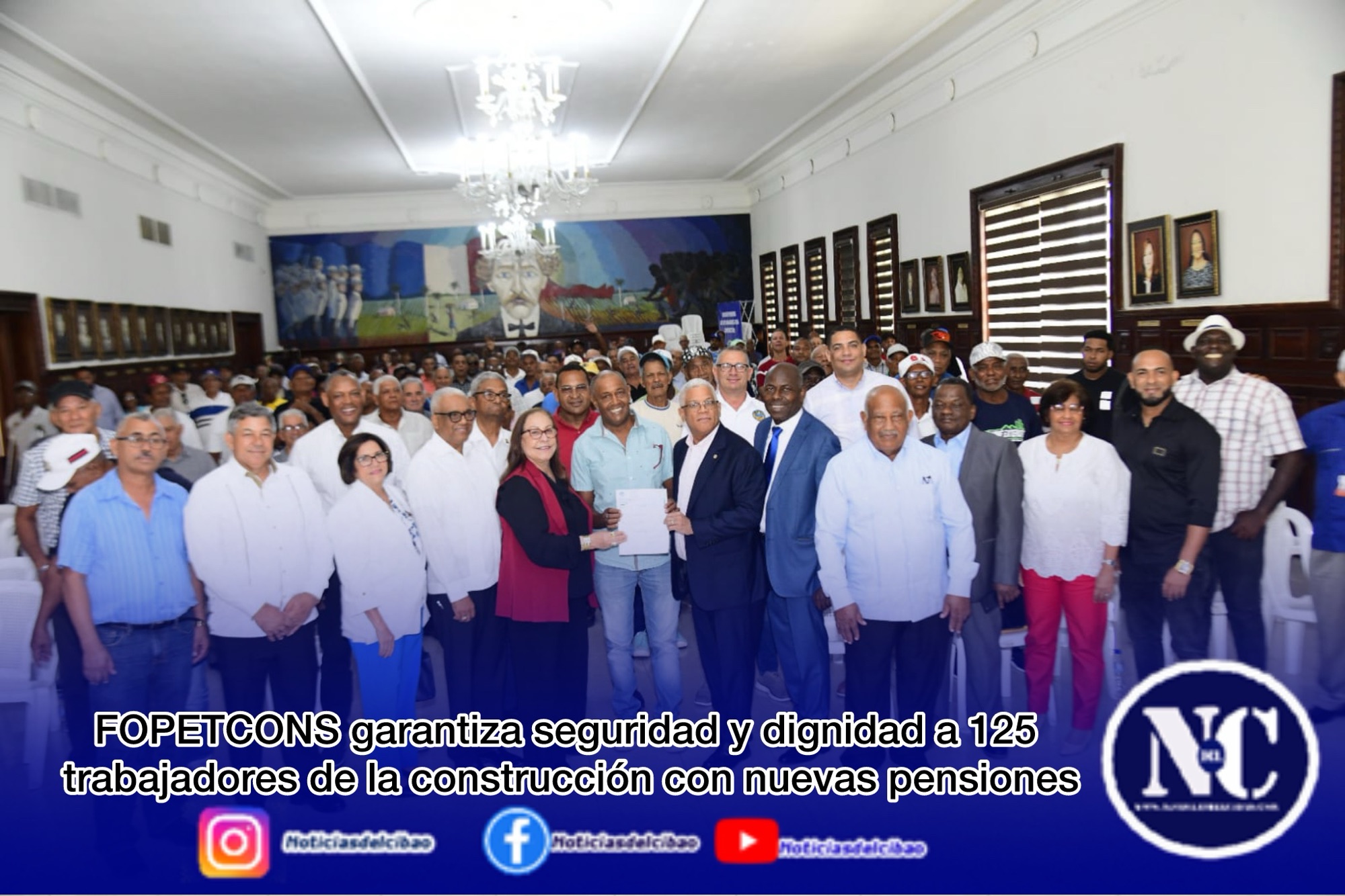 FOPETCONS garantiza seguridad y dignidad a 125 trabajadores de la construcción con nuevas pensiones
