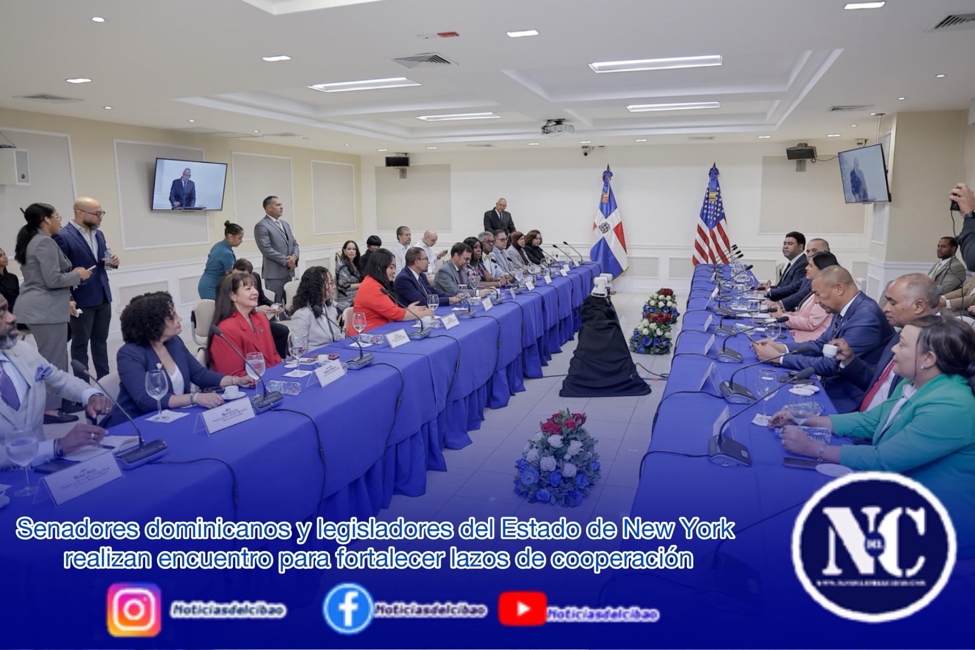 Senadores dominicanos y legisladores del Estado de New York realizan encuentro para fortalecer lazos de cooperación