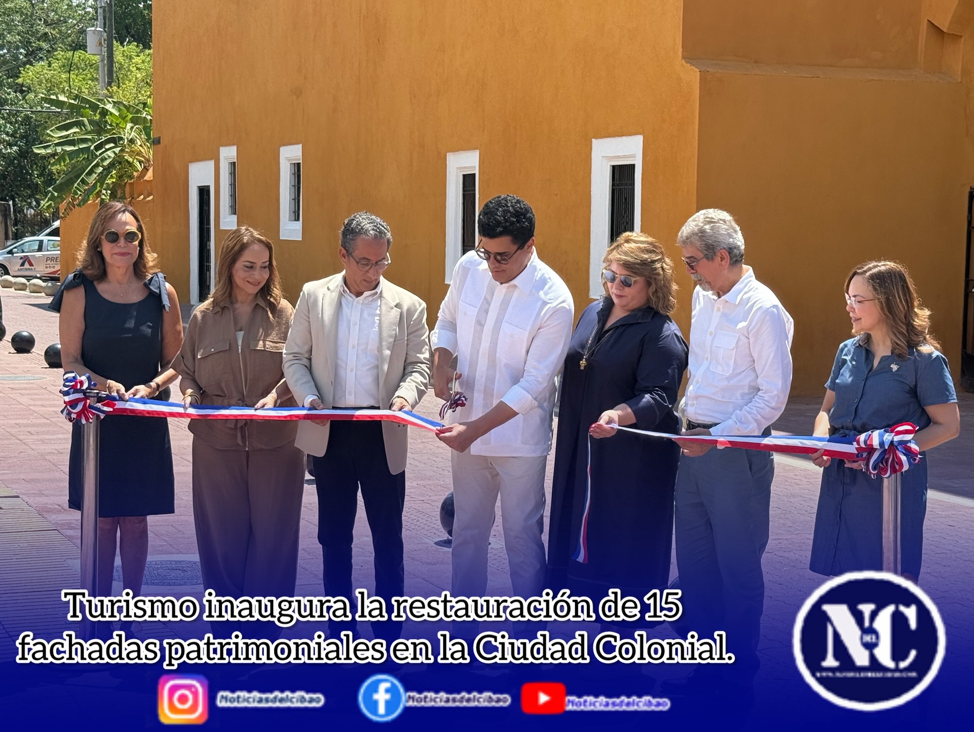 Turismo inaugura la restauración de 15 fachadas patrimoniales en la Ciudad Colonial.&nbsp;