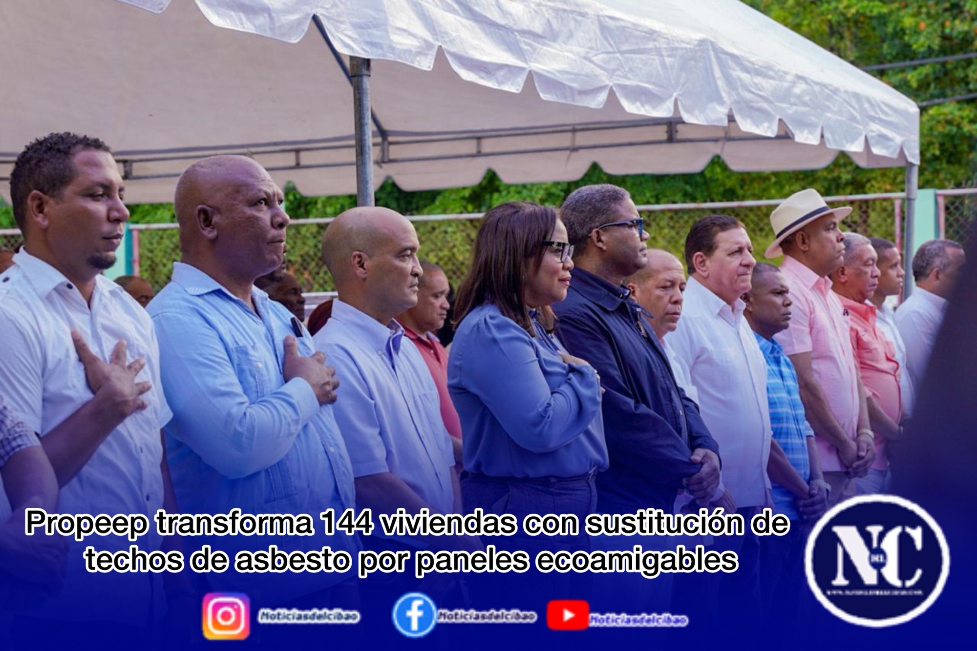 Propeep transforma 144 viviendas con sustitución de techos de asbesto por paneles ecoamigables