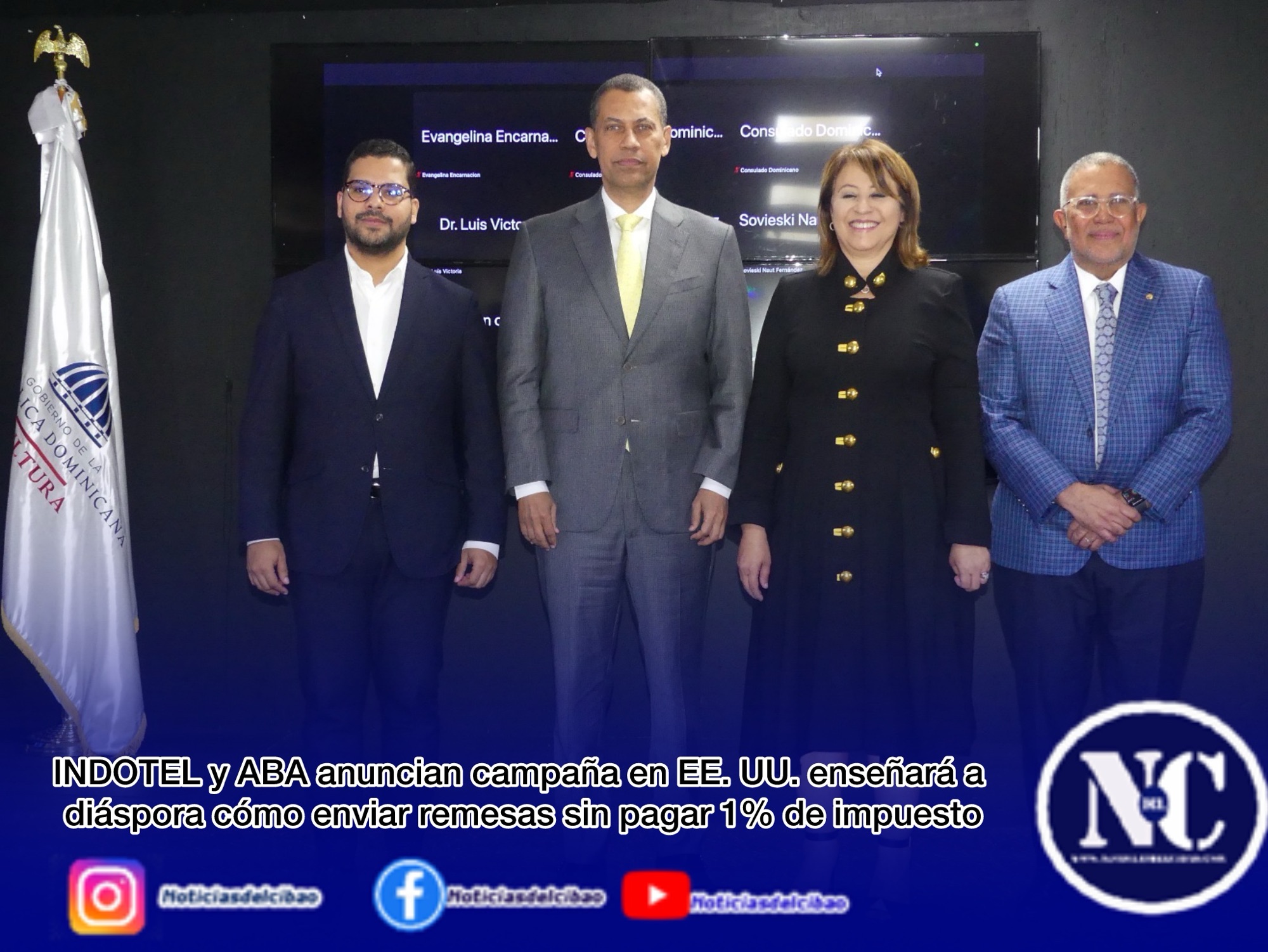 INDOTEL y ABA anuncian campaña en EE. UU. enseñará a diáspora cómo enviar remesas sin pagar 1% de impuesto
