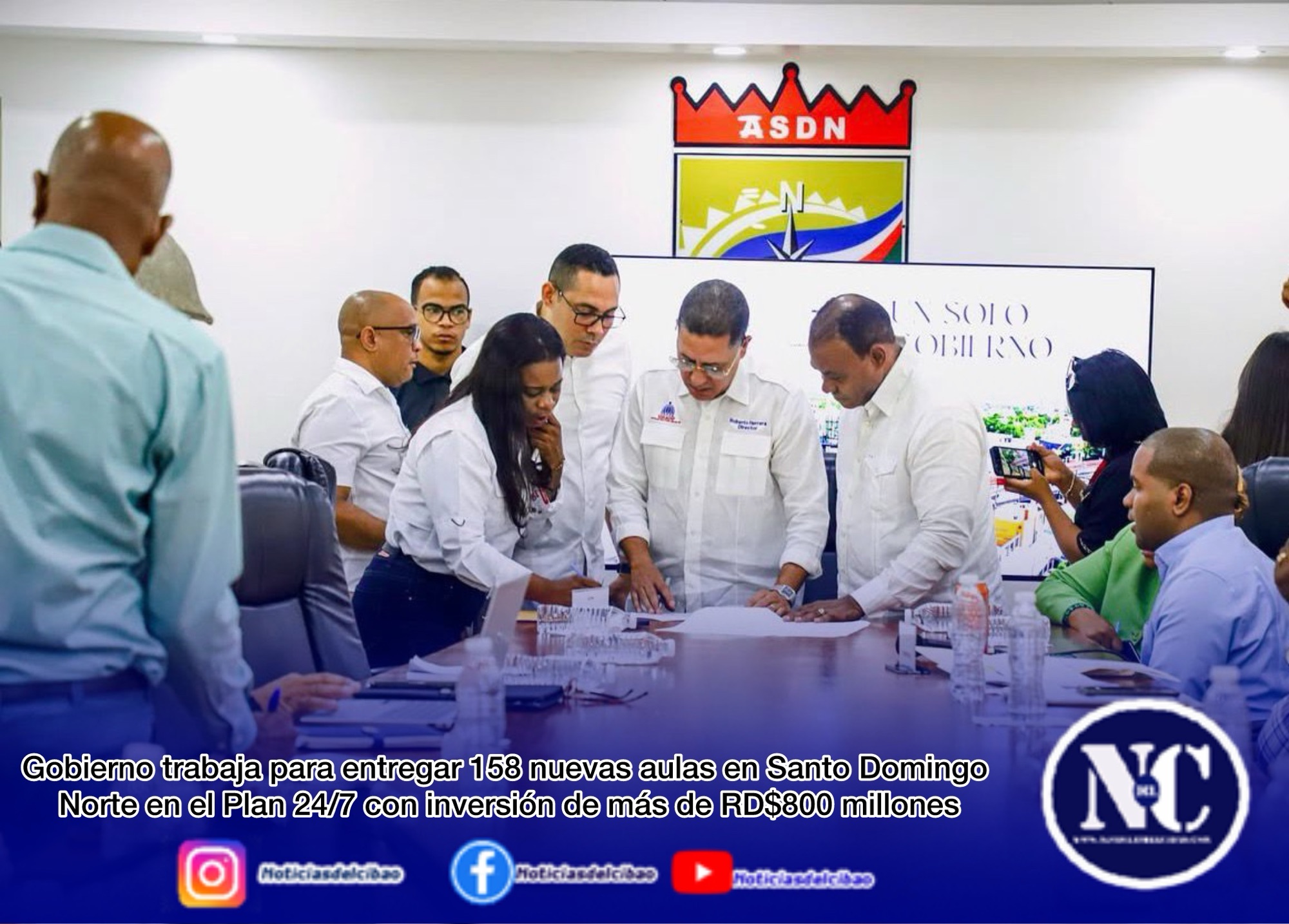 Gobierno trabaja para entregar 158 nuevas aulas en Santo Domingo Norte en el Plan 24/7 con inversión de más de RD$800 millones