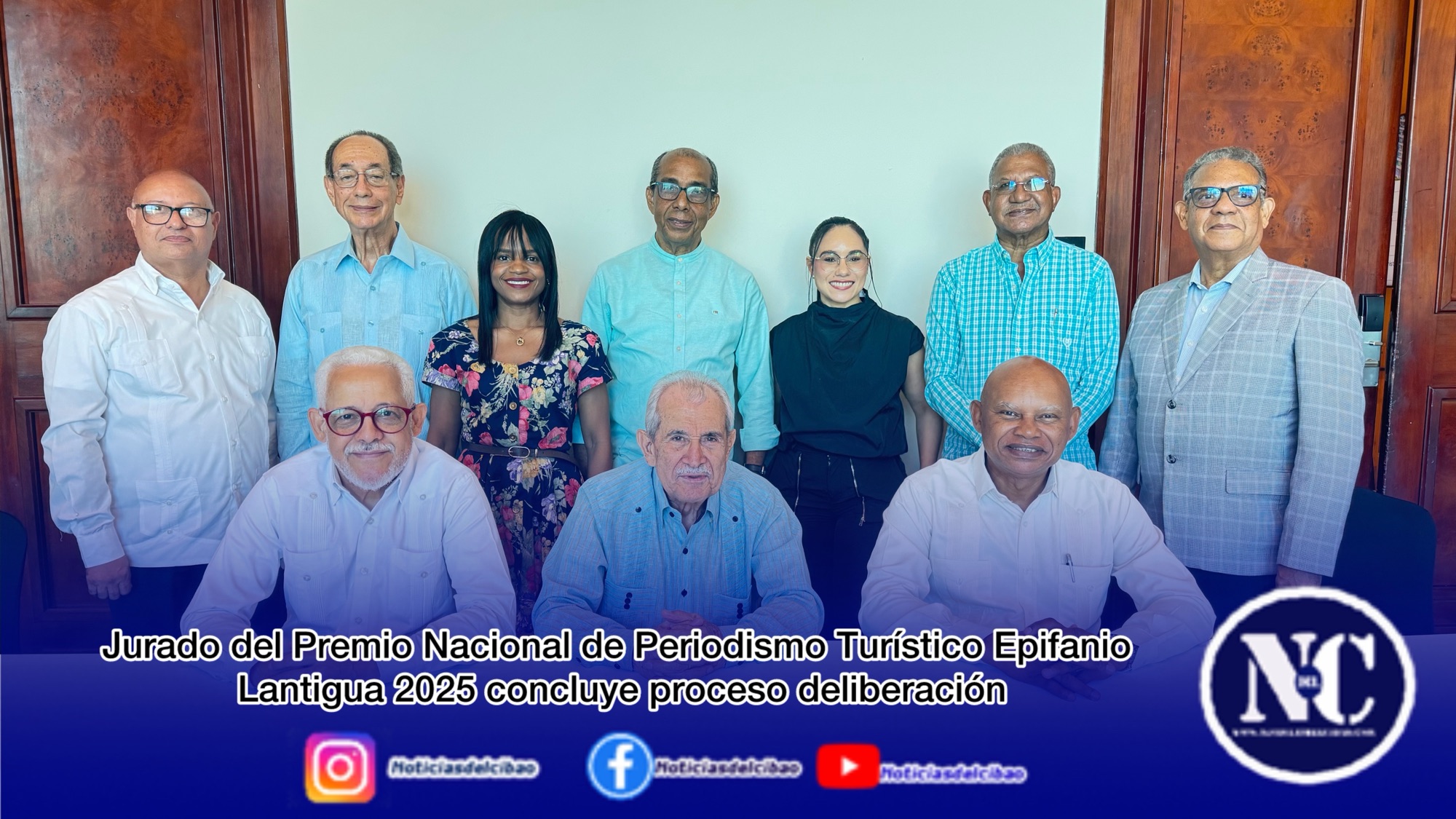 Jurado del Premio Nacional de Periodismo Turístico Epifanio Lantigua 2025 concluye proceso deliberación