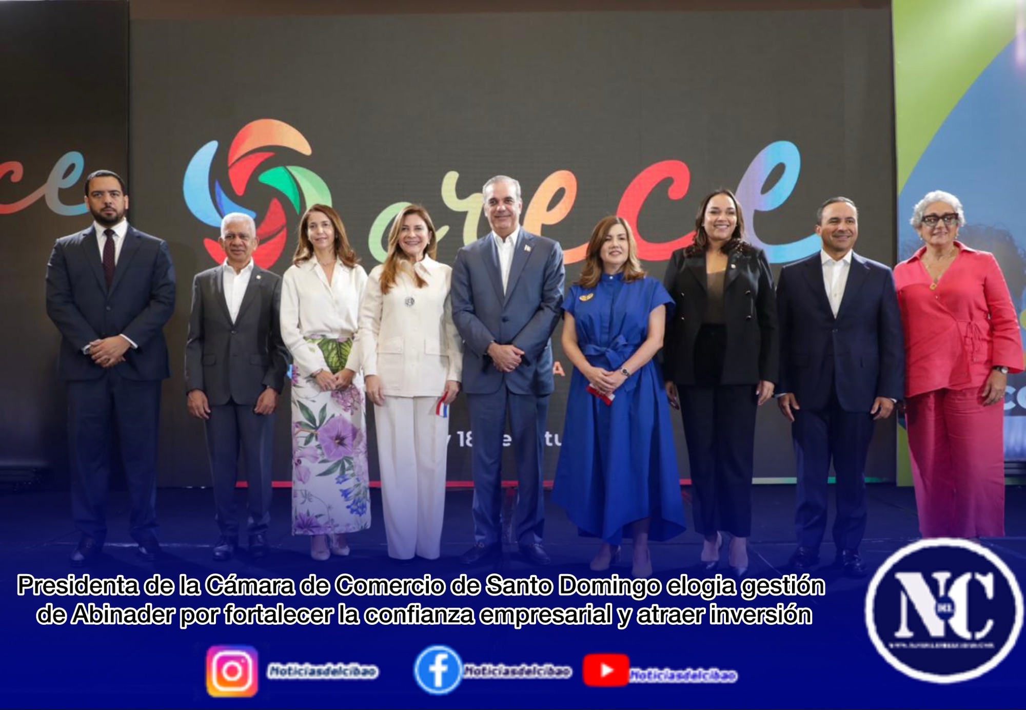 Presidenta de la Cámara de Comercio de Santo Domingo elogia gestión de Abinader por fortalecer la confianza empresarial y atraer inversión