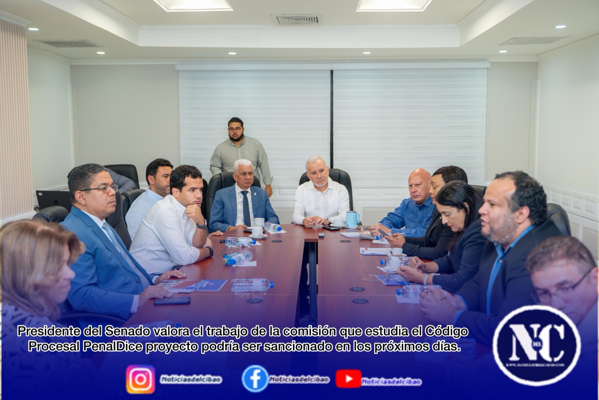 Presidente del Senado valora el trabajo de la comisión que estudia el Código Procesal PenalDice proyecto podría ser sancionado en los próximos días.