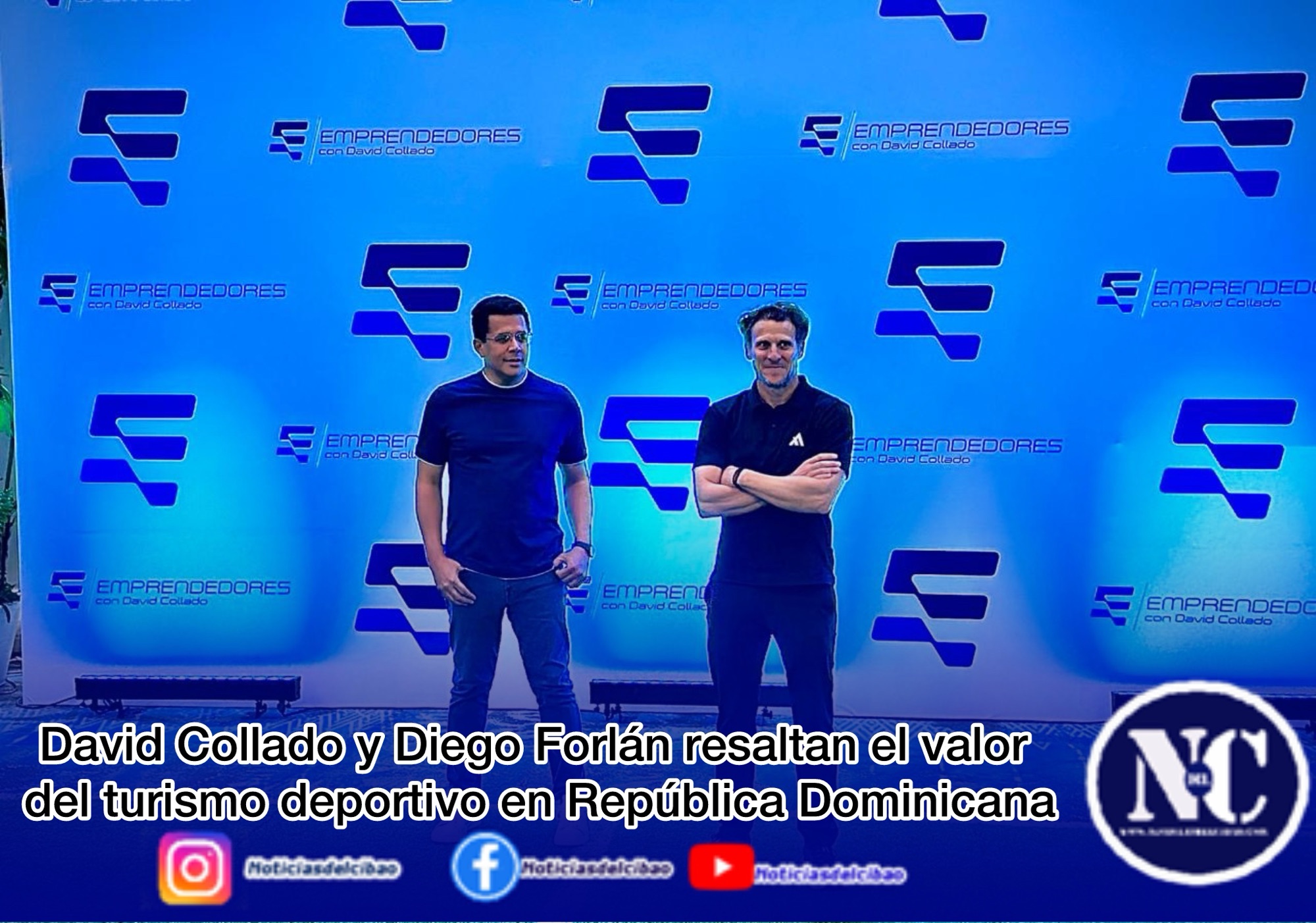 David Collado y Diego Forlán resaltan el valor del turismo deportivo en República Dominicana