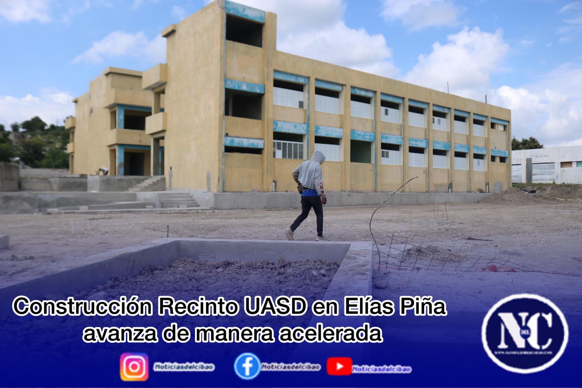 Construcción Recinto UASD en Elías Piña avanza de manera acelerada