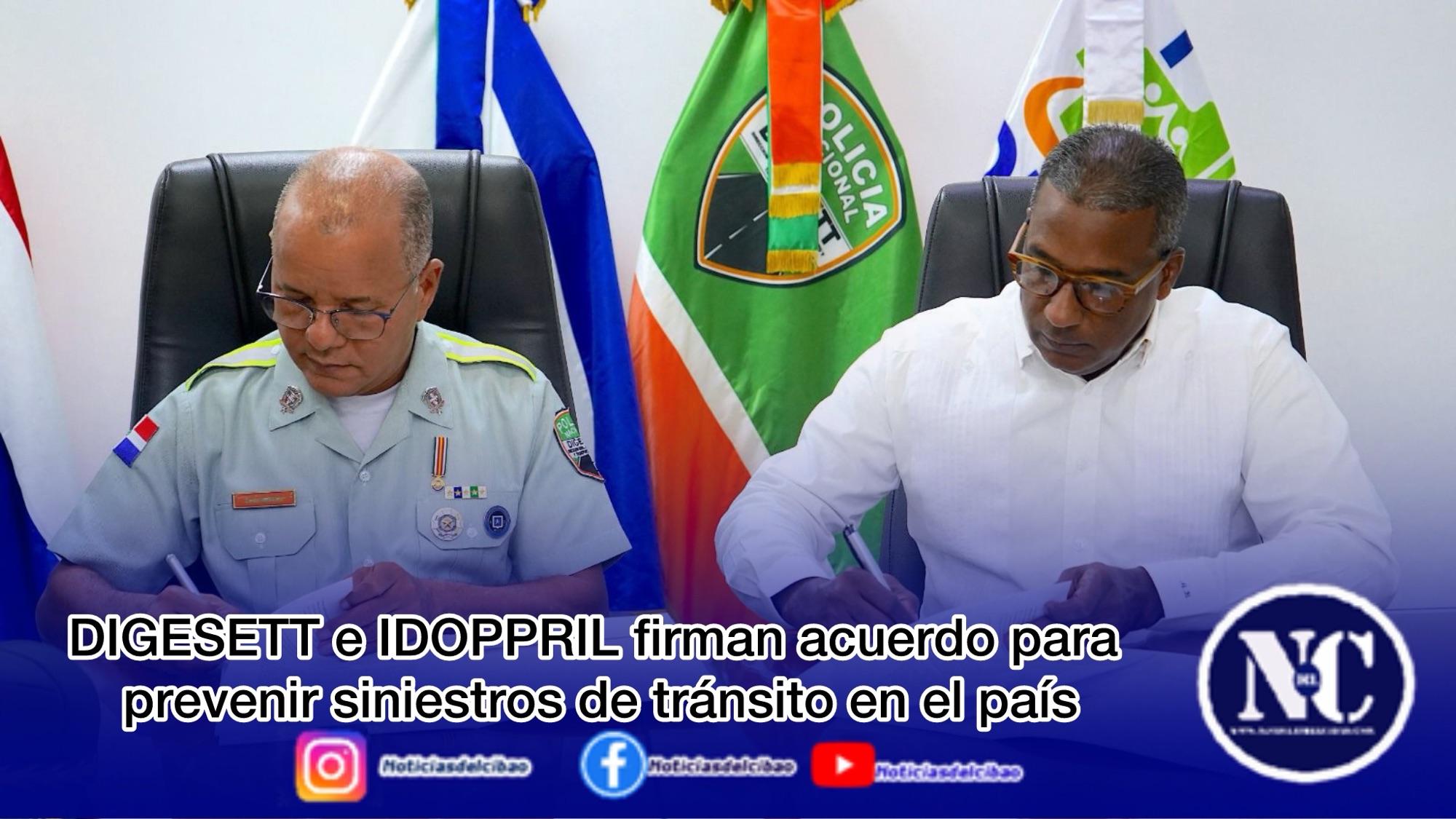 DIGESETT e IDOPPRIL firman acuerdo para prevenir siniestros de tránsito en el país