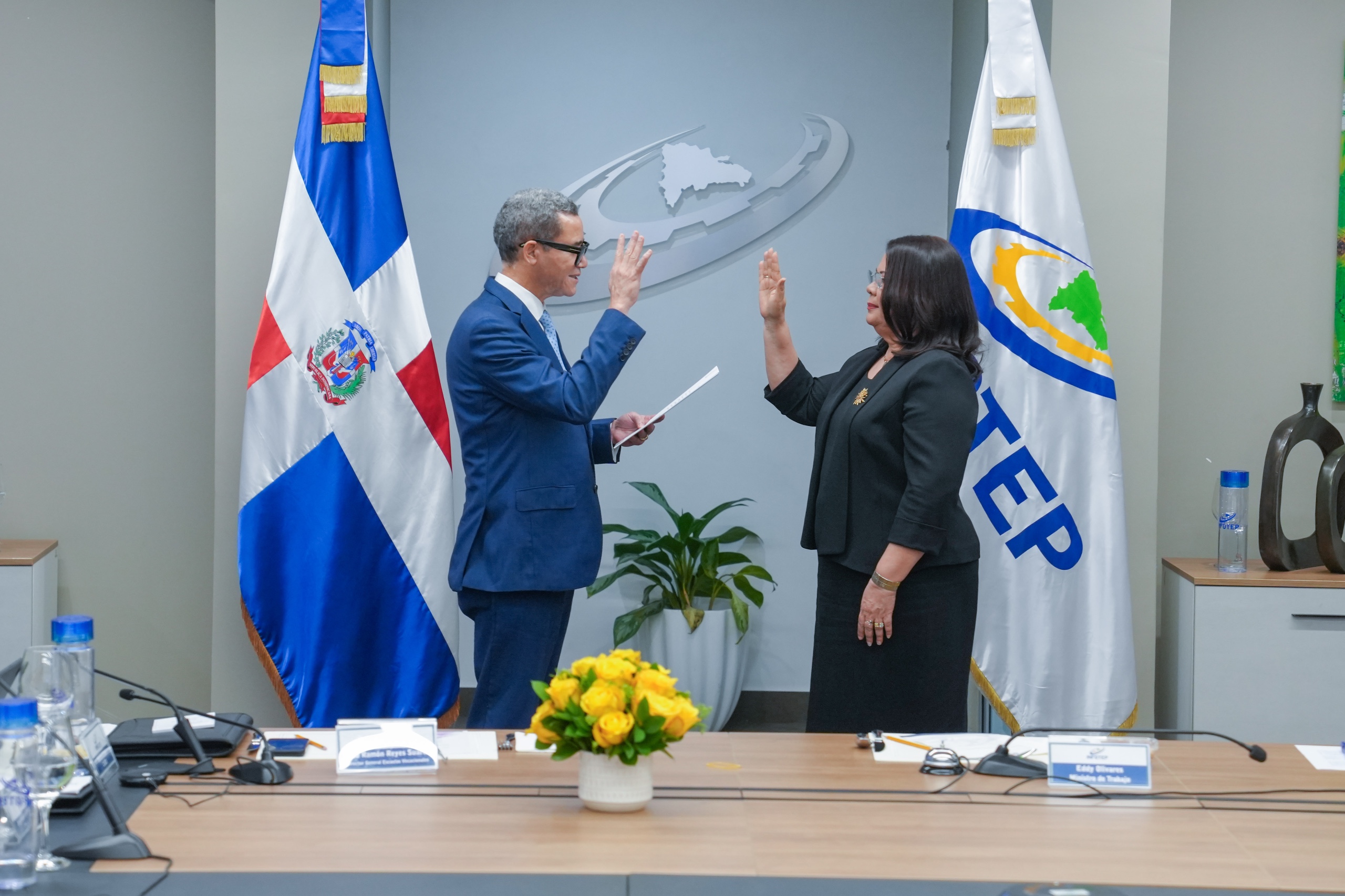 Maira Morla Pineda toma posesión como directora general del INFOTEP