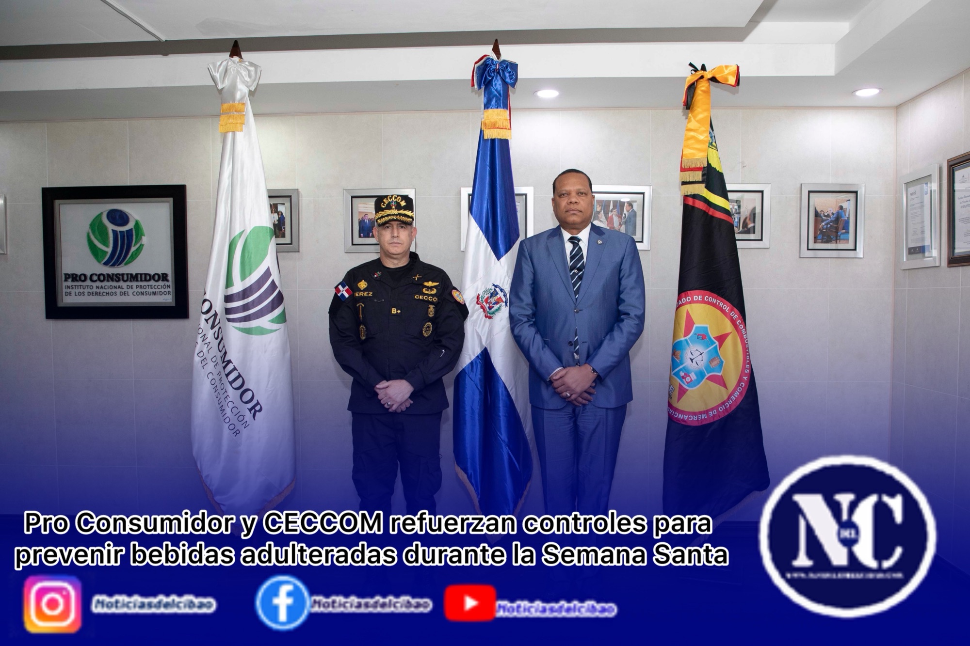 Pro Consumidor y CECCOM refuerzan controles para prevenir bebidas adulteradas durante la Semana Santa