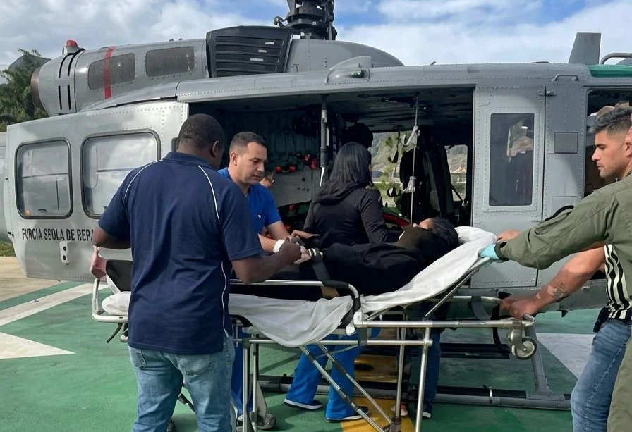 Helipuerto de La Vega fue clave para rescate a paciente sufrió lesión en Pico Duarte