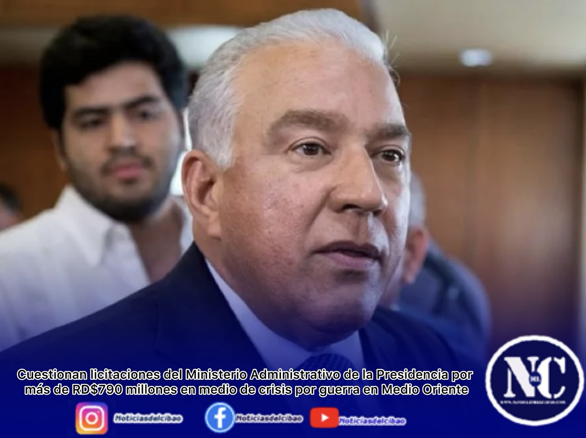Cuestionan licitaciones del Ministerio Administrativo de la Presidencia por más de RD$790 millones en medio de crisis por guerra en Medio Oriente