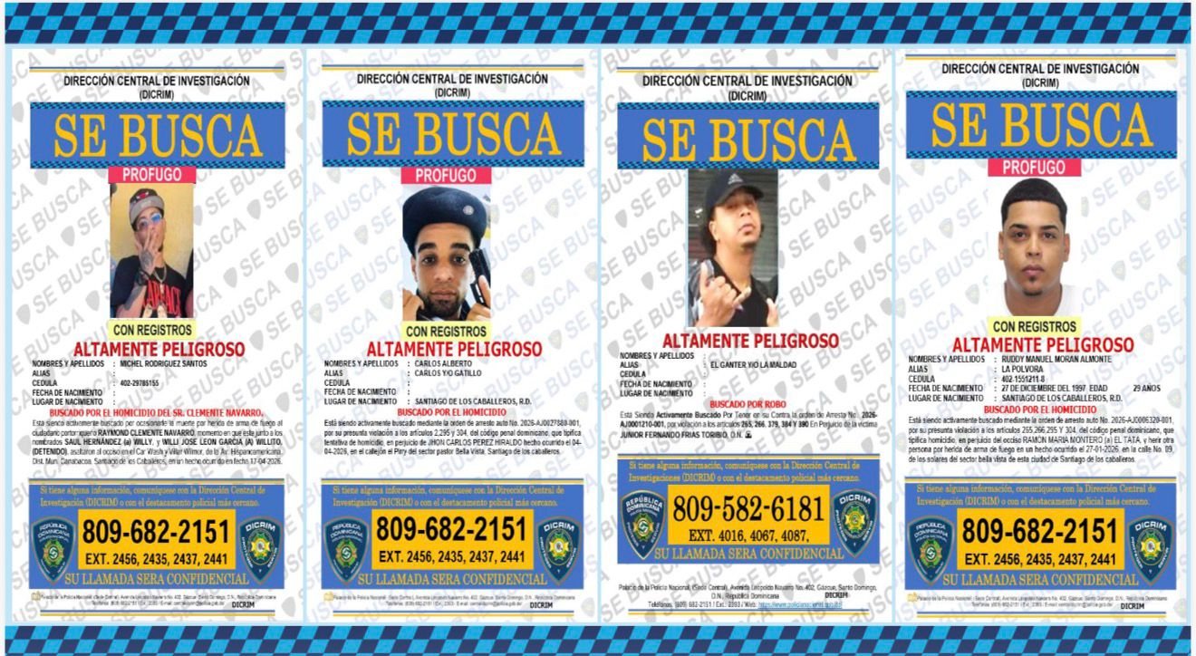 PN establece que dos personas encontradas sin vida en Jarabacoa son presuntos integrantes de estructura criminal vinculada a homicidio y narcotráfico