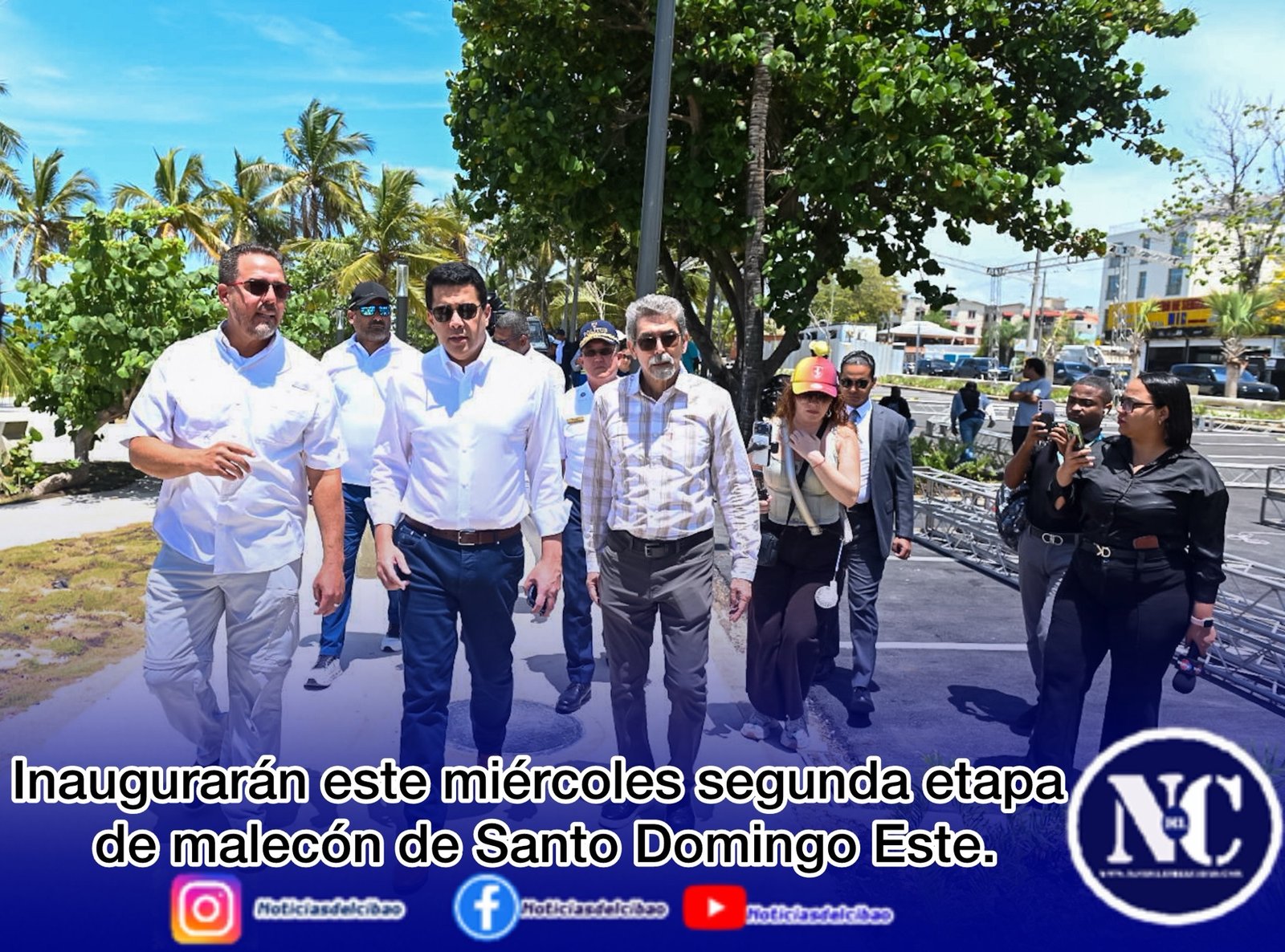 Inaugurarán este miércoles segunda etapa de malecón de Santo Domingo Este.