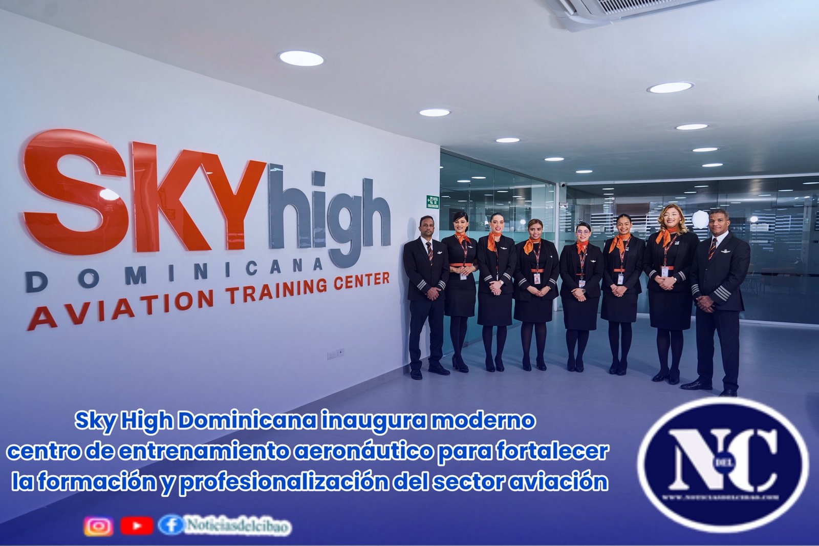 Sky High Dominicana inaugura moderno centro de entrenamiento aeronáutico para fortalecer la formación y profesionalización del sector aviación